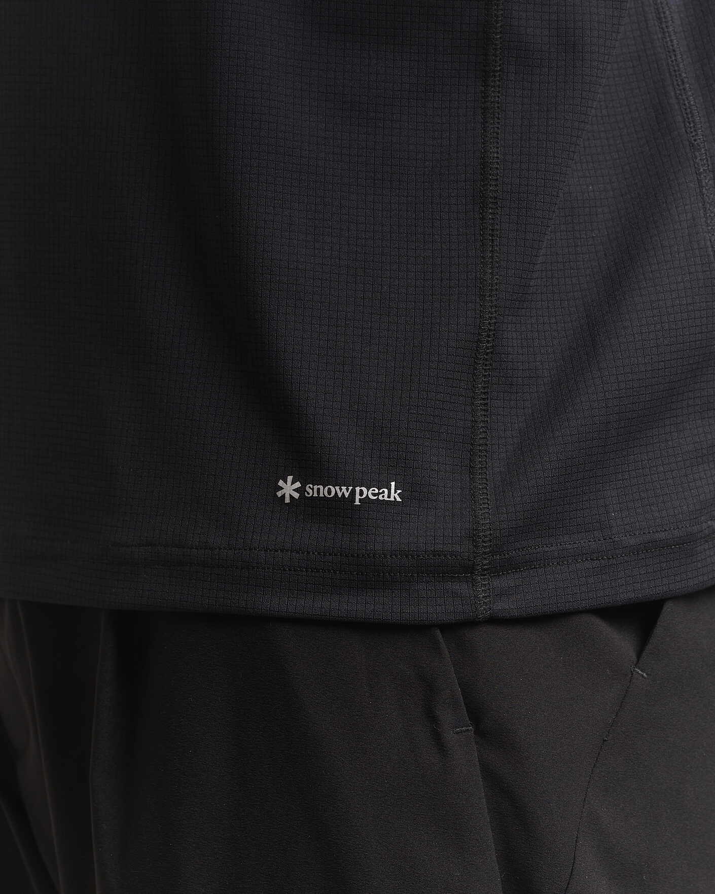 Uomini | T-shirt | Snow Peak | Polartec Power Dry T-Shirt Black