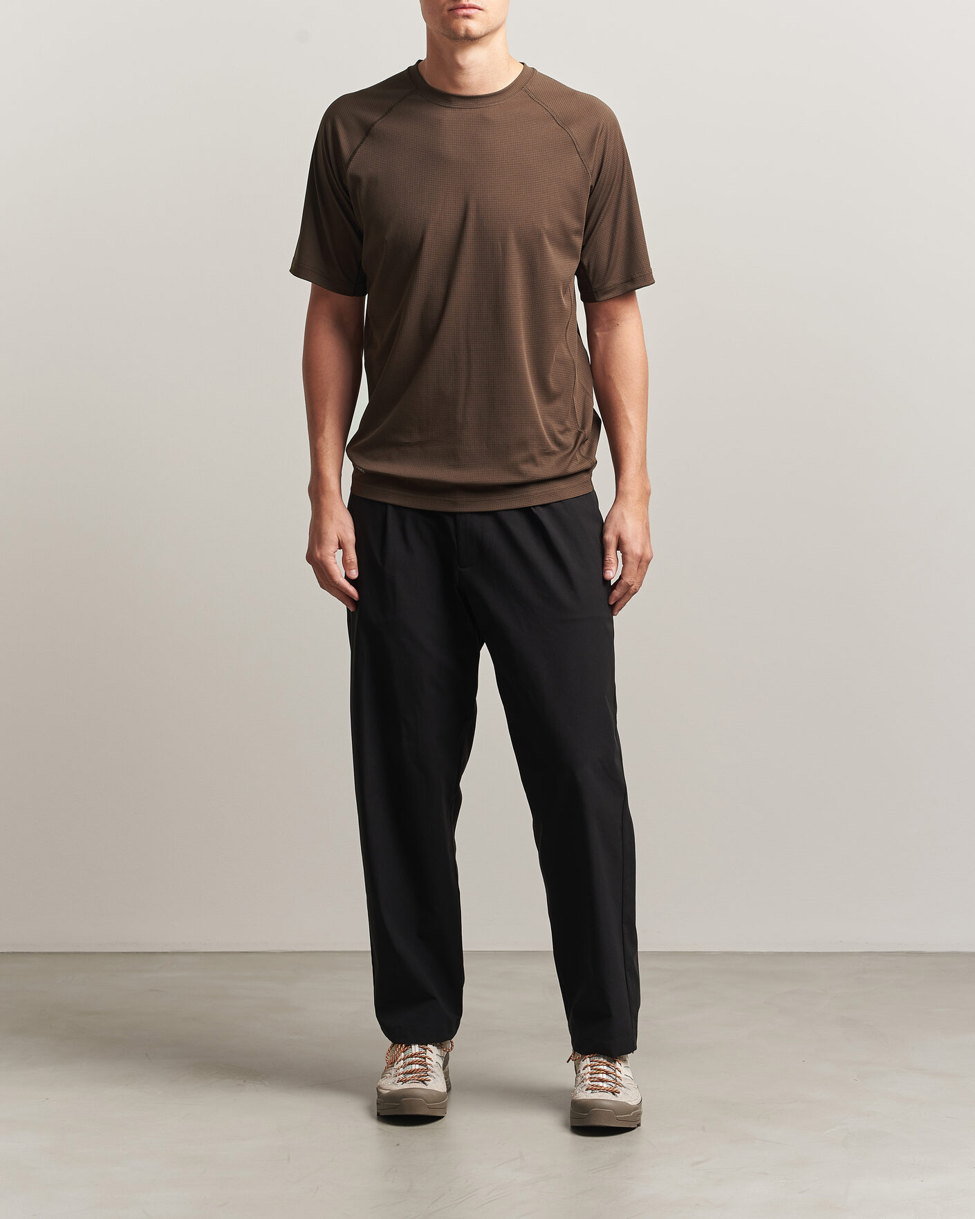Uomini | T-shirt | Snow Peak | Polartec Power Dry T-Shirt Brown