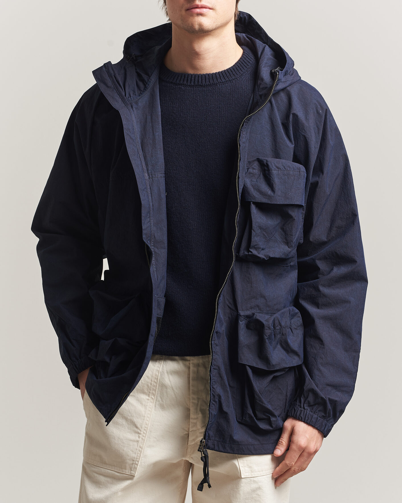 Uomini | Giacche | Snow Peak | Indigo C/N Parka Navy