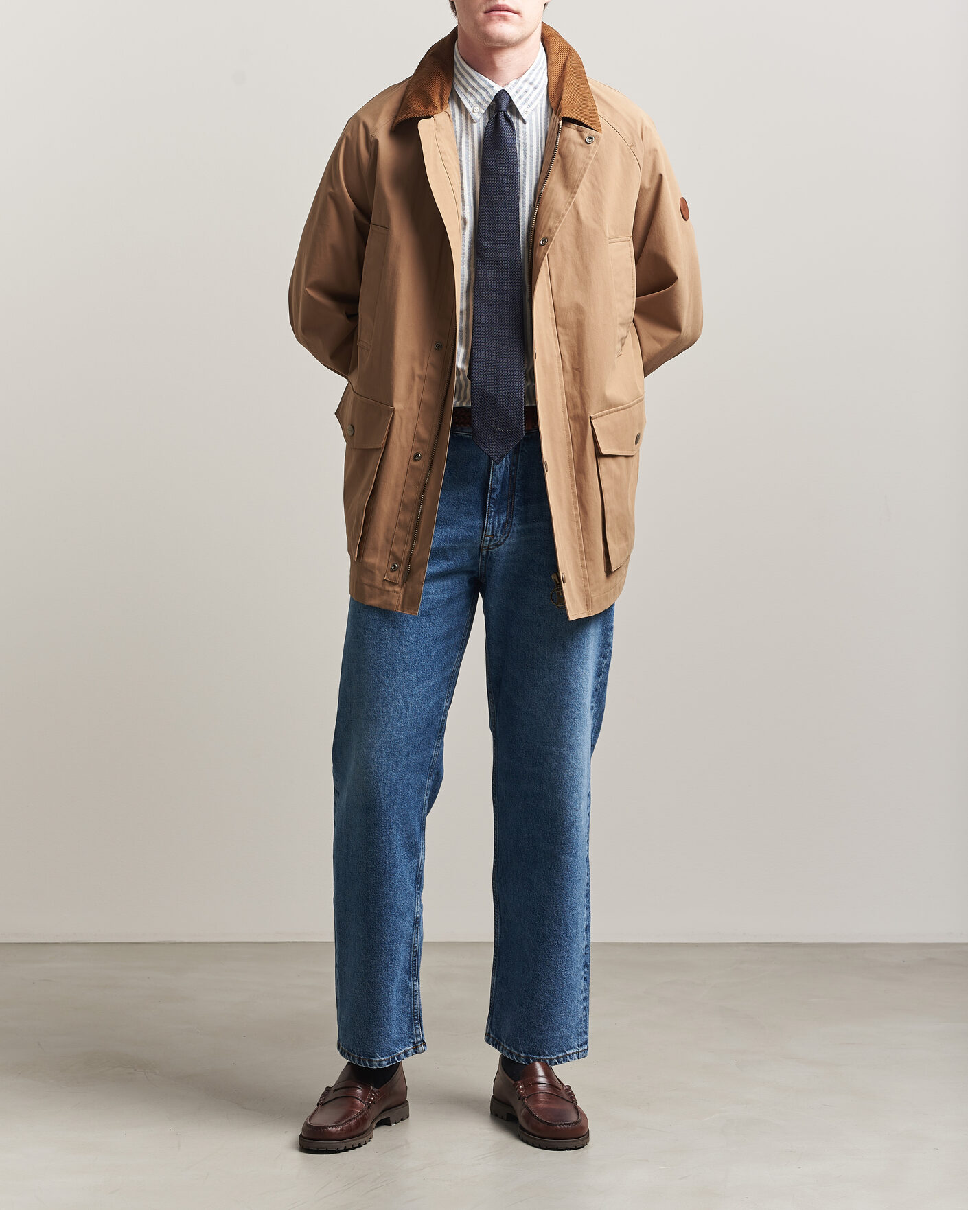 Uomini | Giacche | Gant | Field Decker Jacket Warm Khaki