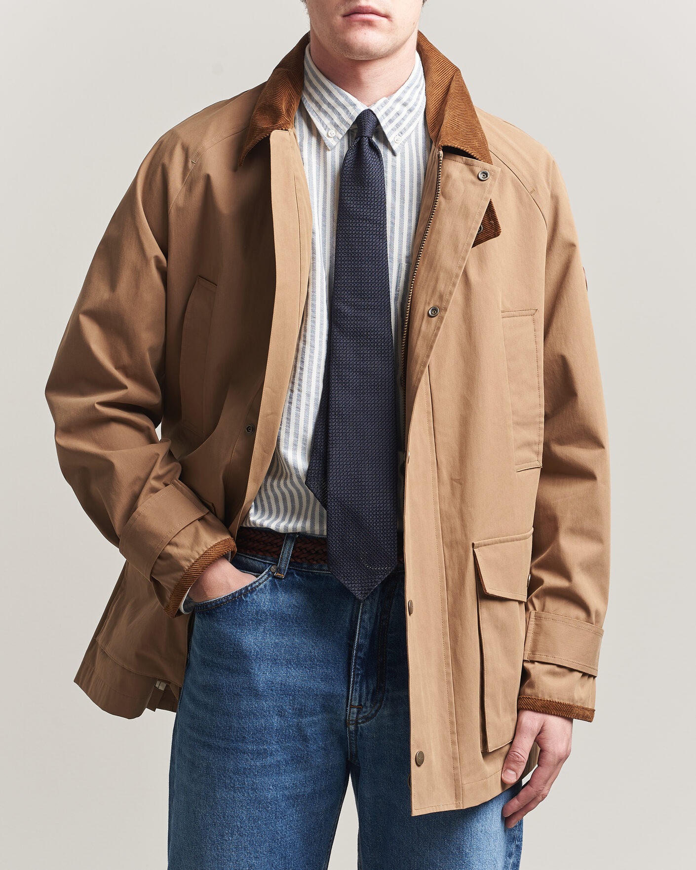 Uomini | Giacche | Gant | Field Decker Jacket Warm Khaki