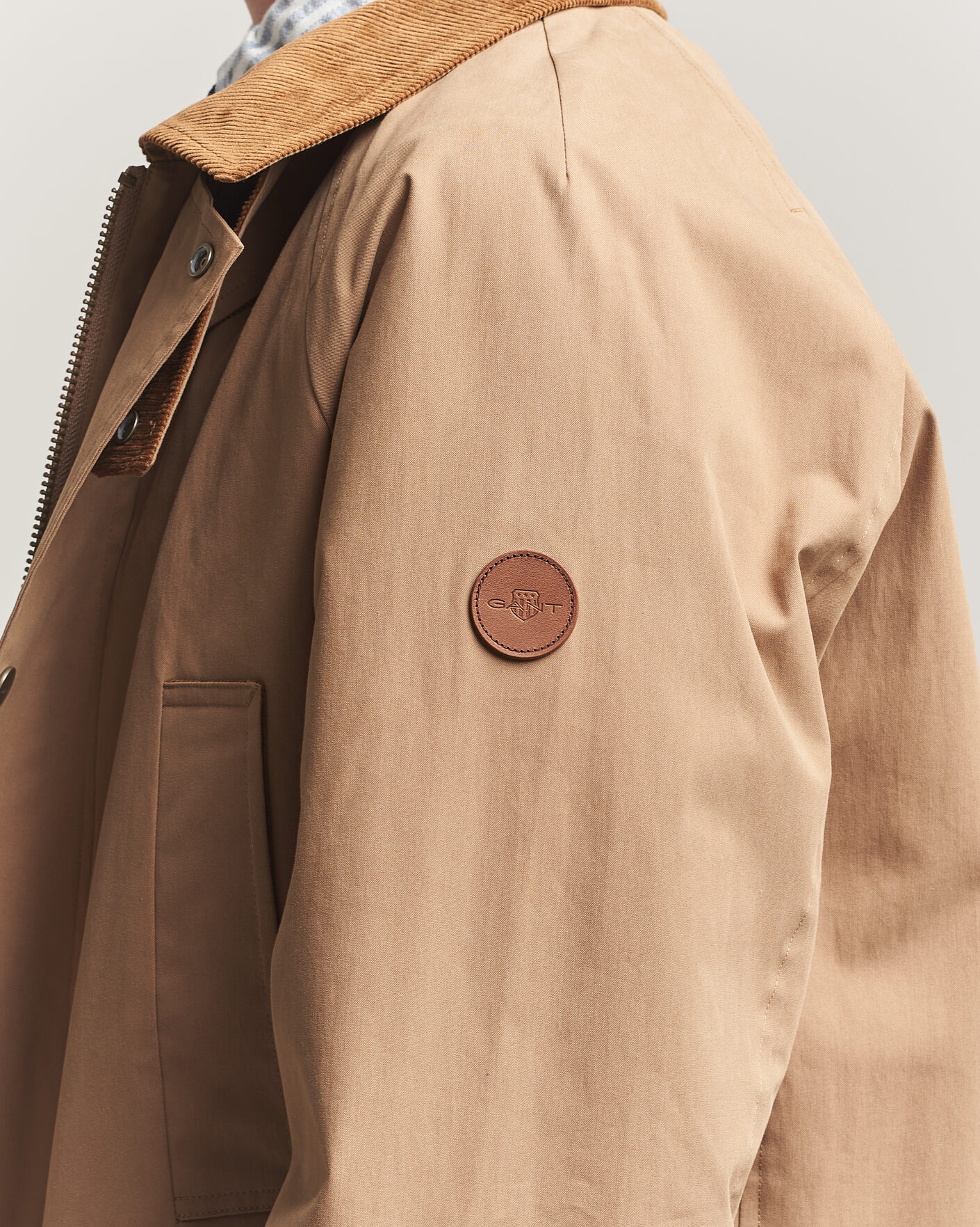 Uomini | Giacche | GANT | Field Decker Jacket Warm Khaki