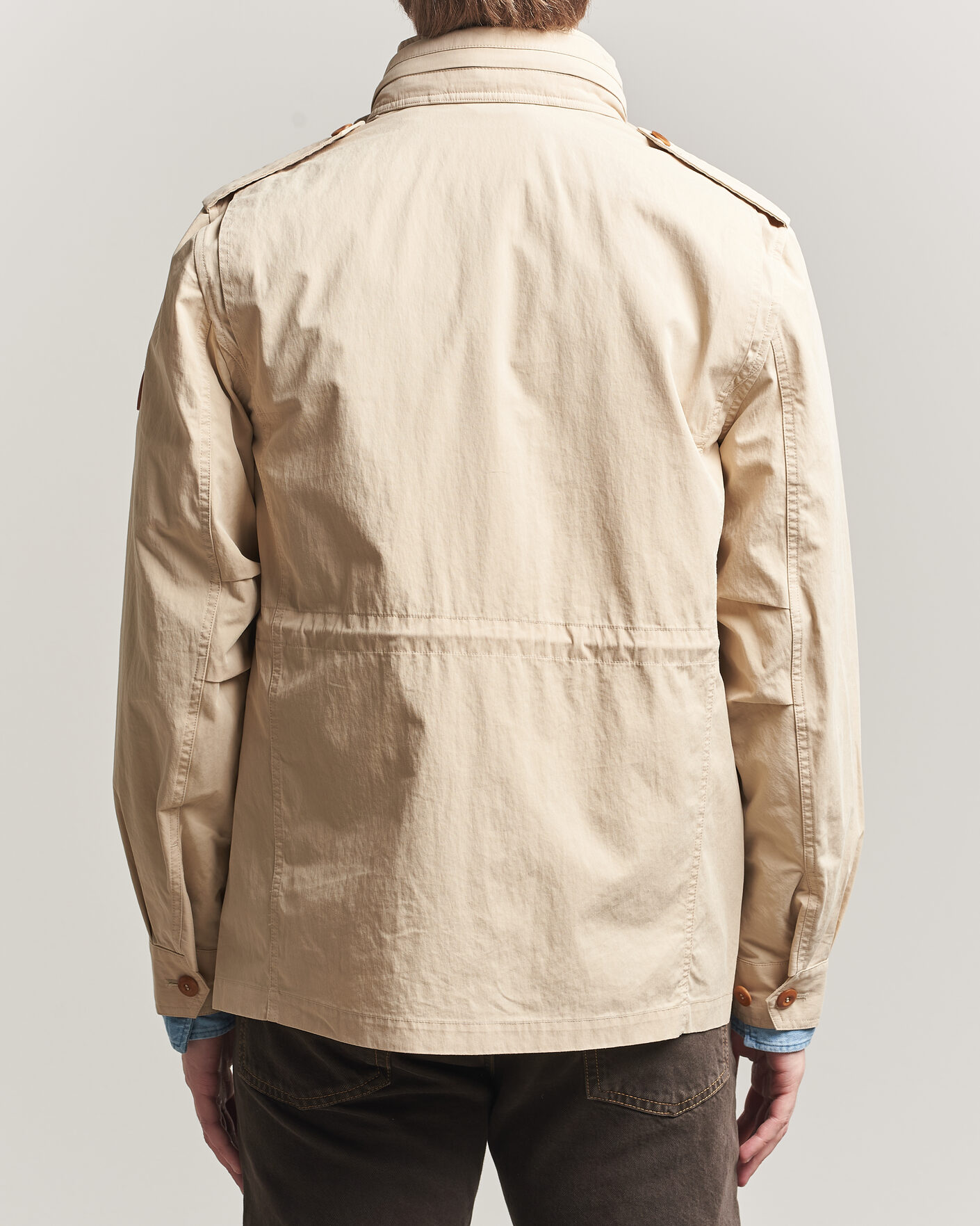 Uomini | Giacche | GANT | Cotton Field Jacket Oat Beige