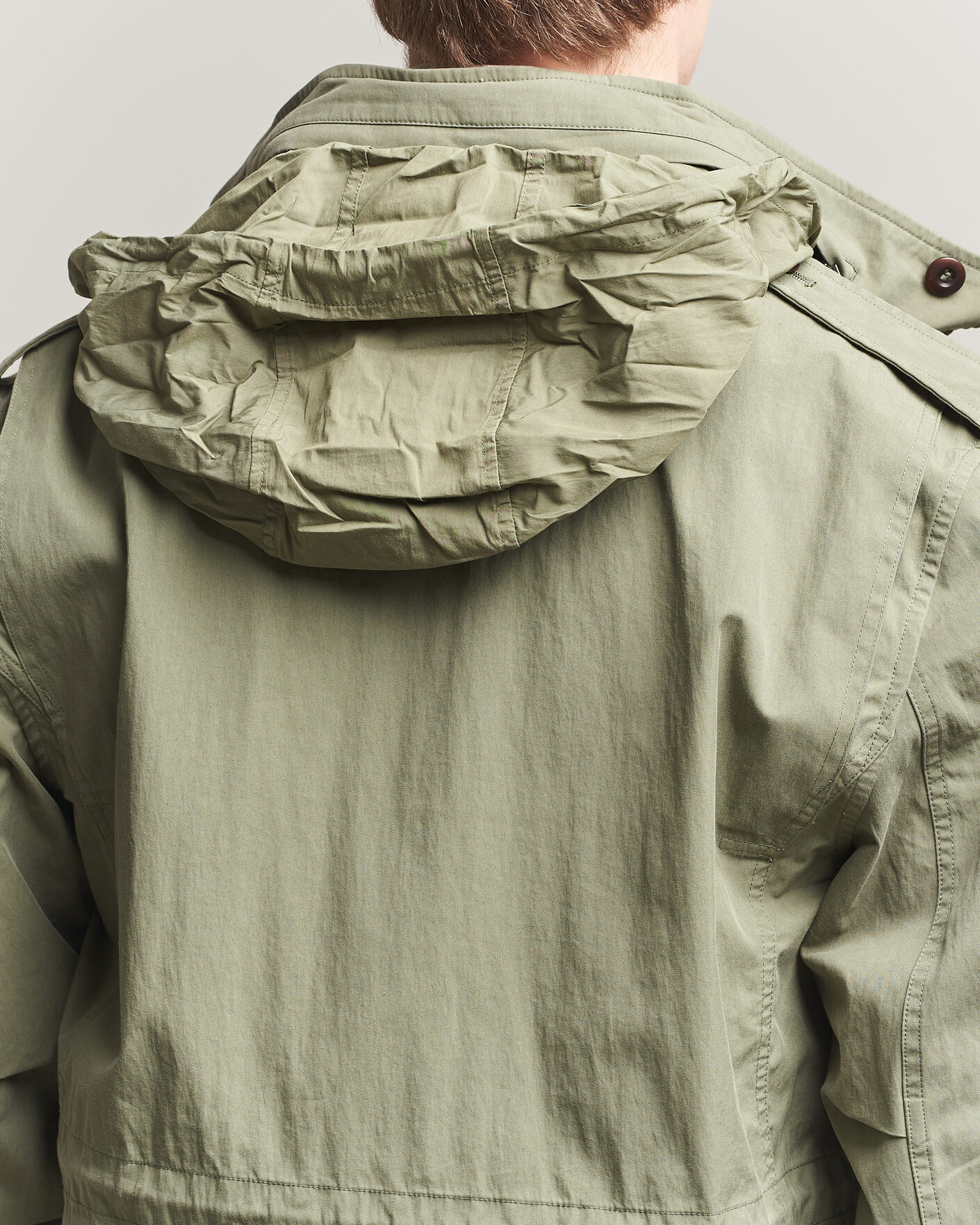 Uomini | Giacche | GANT | Cotton Field Jacket Dry Herb Green