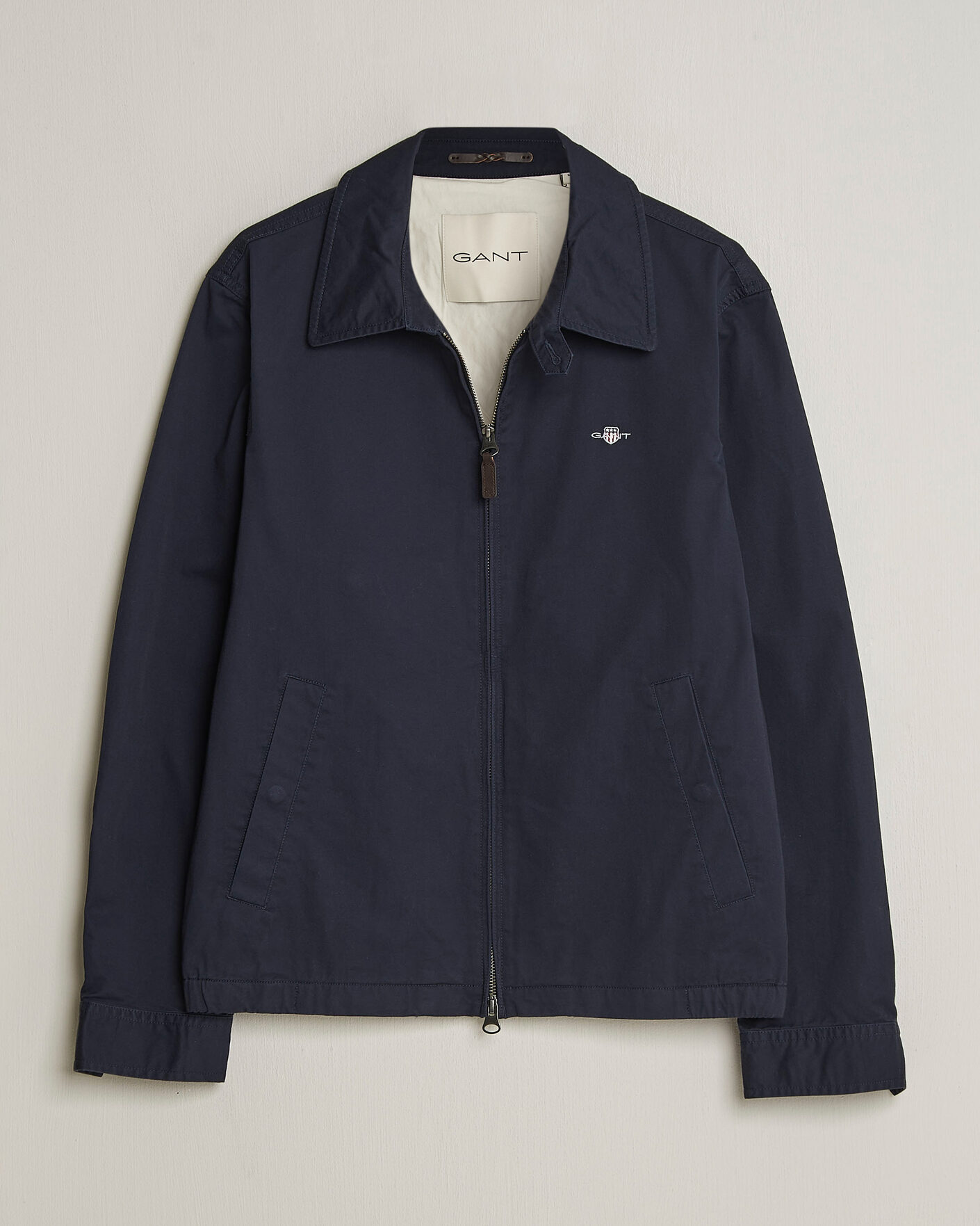 Uomini | Giacche | GANT | Cotton Windcheater Jacket Evening Blue