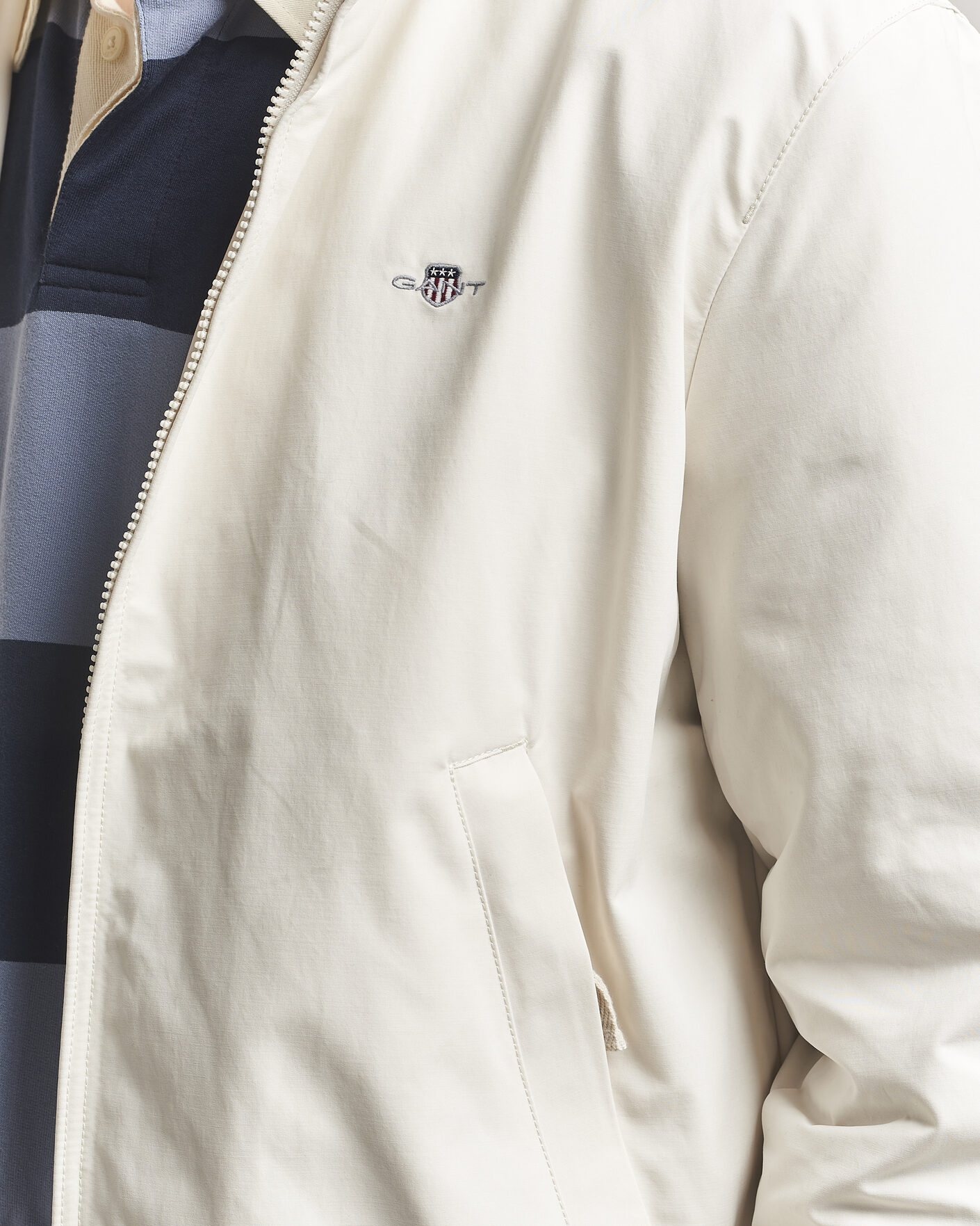 Uomini | Giacche | GANT | Lightweight Hampshire Jacket Sand