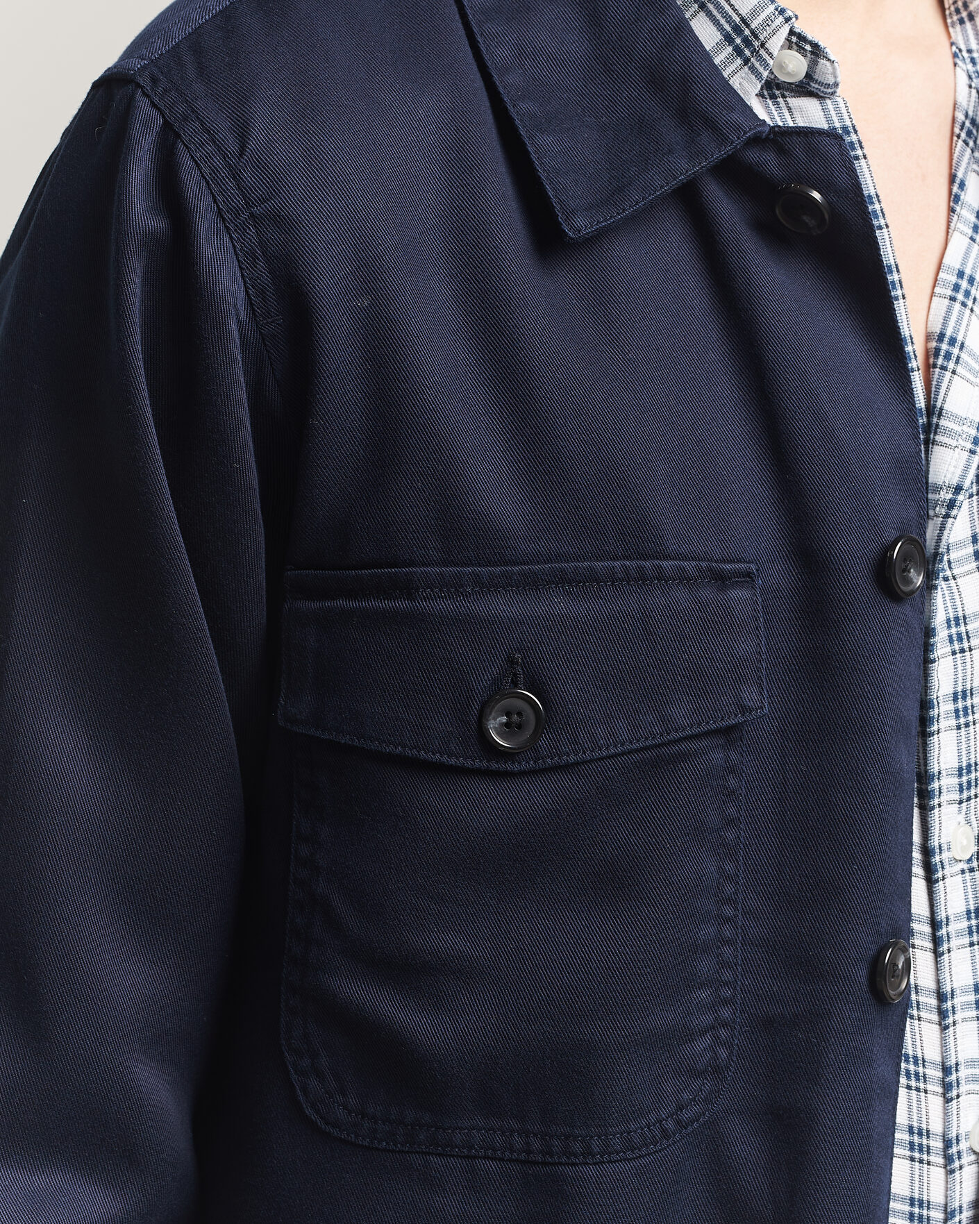 Uomini | Camicie | Gant | Regular Fit Lyocell Overshirt Evening Blue