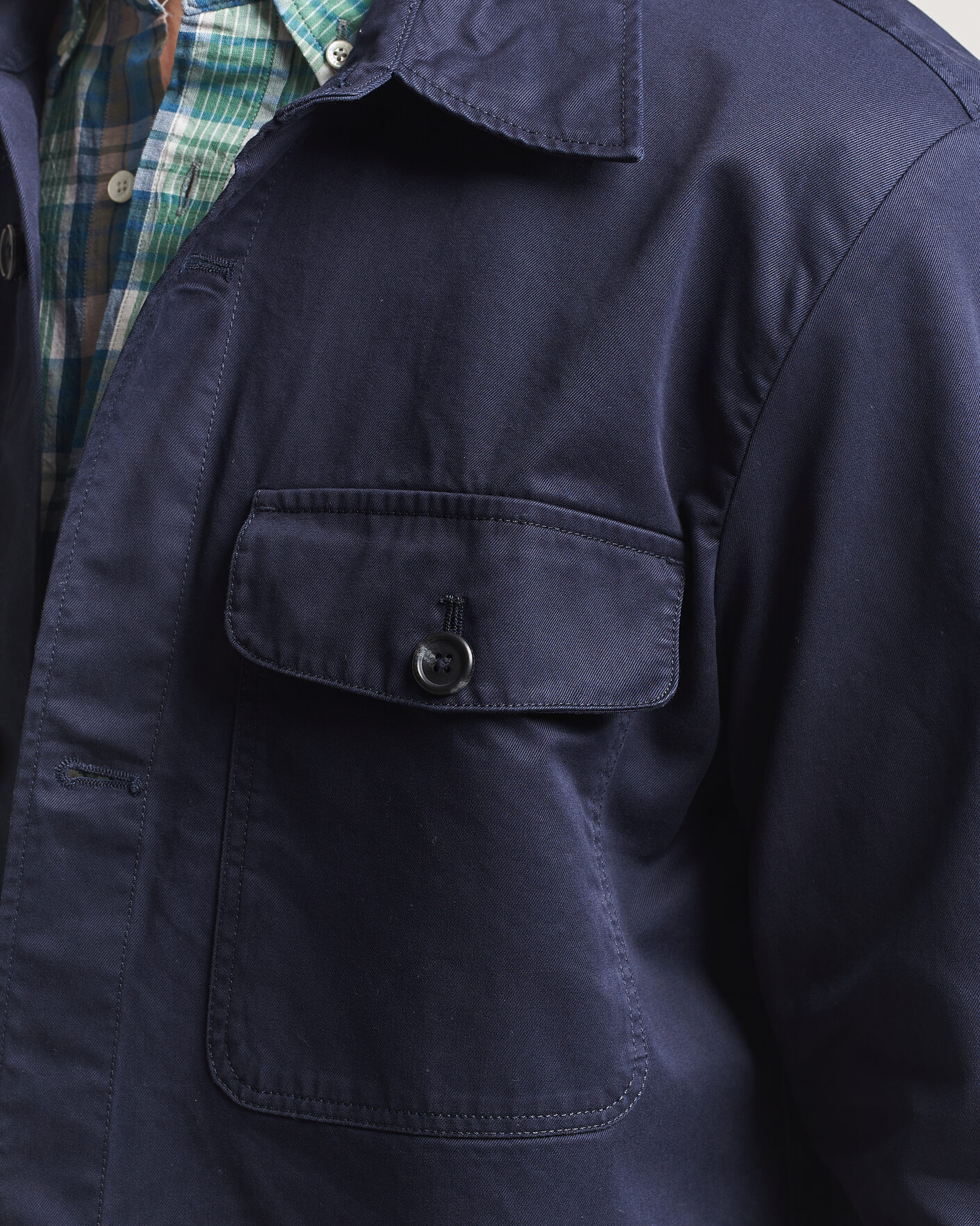 Uomini | Camicie | Gant | Regular Fit Cotton Twill Overshirt Evening Blue