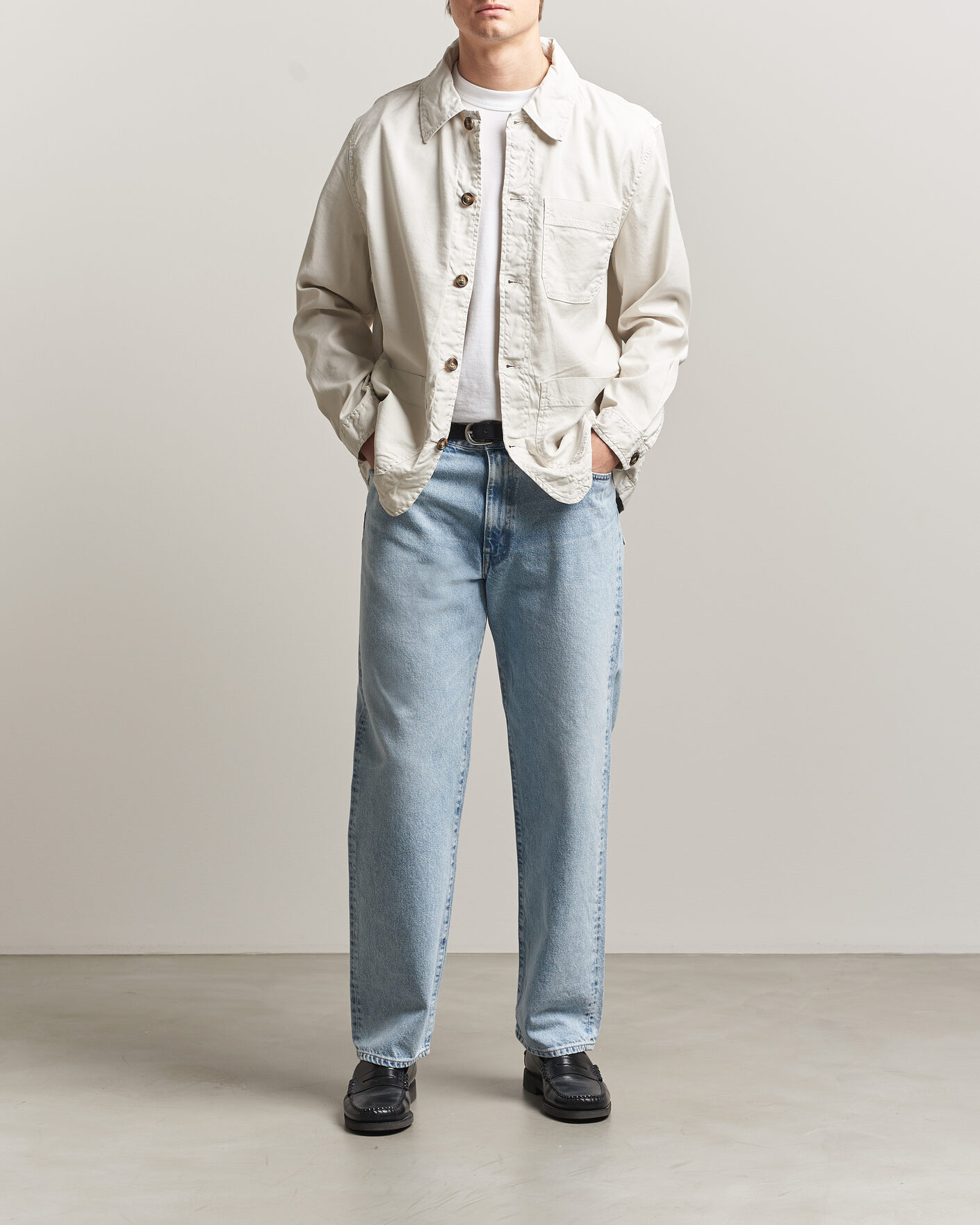Uomini | Camicie | Gant | Regular Fit Cotton/Linen Overshirt Sand