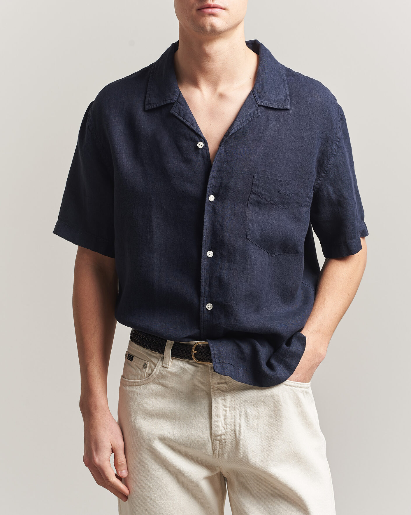 Uomini | Camicie | Gant | Regular Fit Garment Dyed Resort Shirt Blue