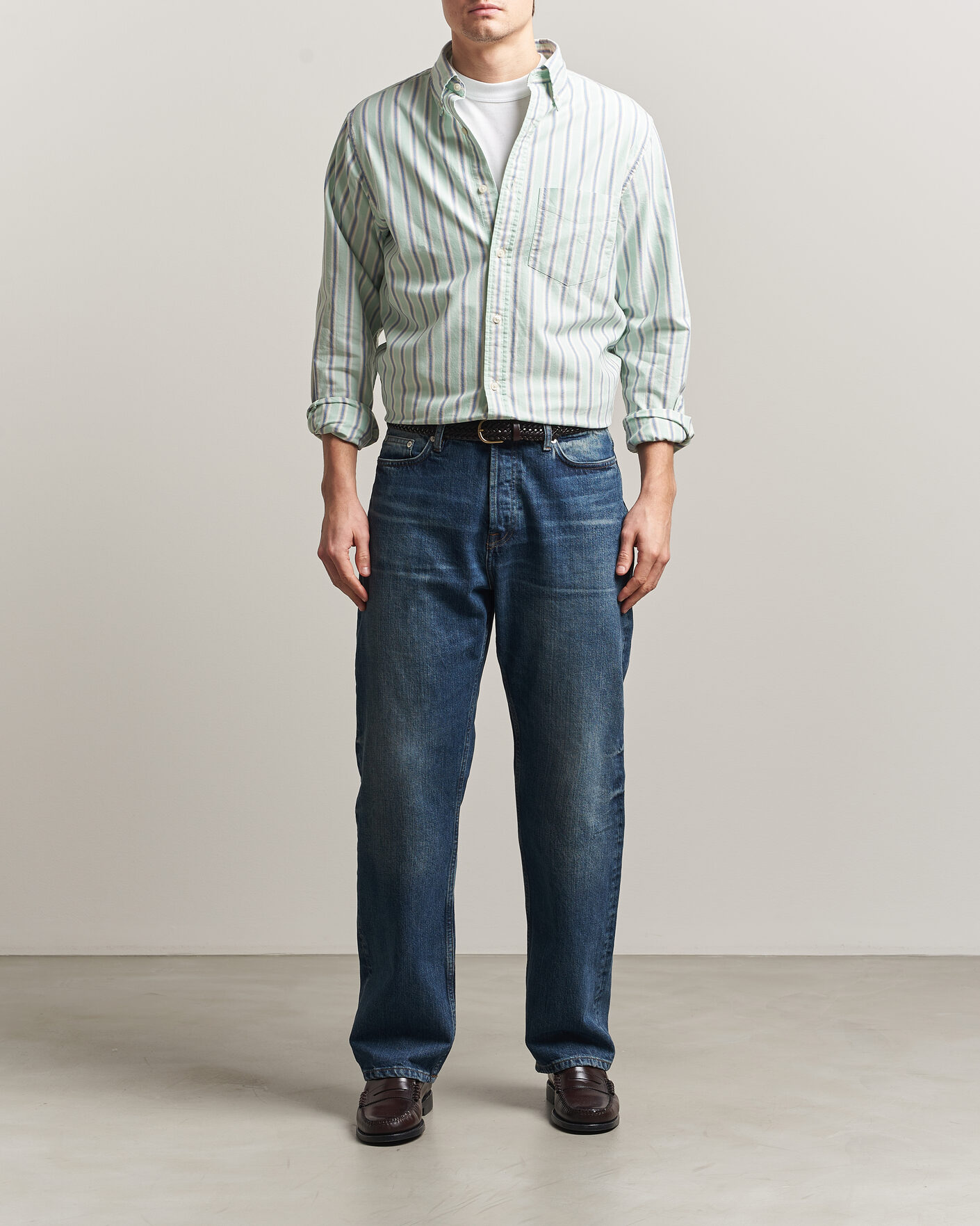 Uomini | Camicie | Gant | Regluar Fit Archive Oxford Shirt Washed Turquoise