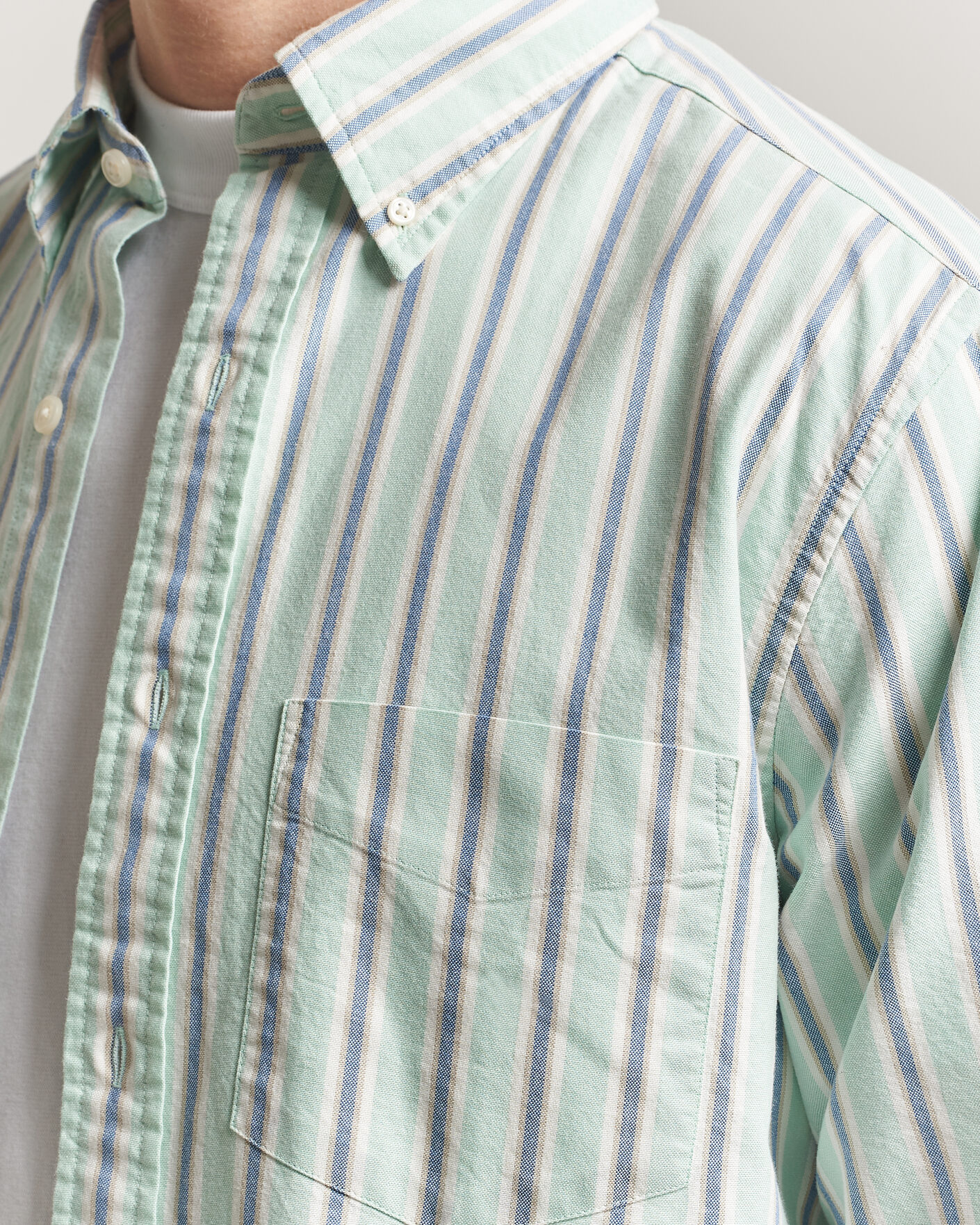 Uomini | Camicie | GANT | Regluar Fit Archive Oxford Shirt Washed Turquoise