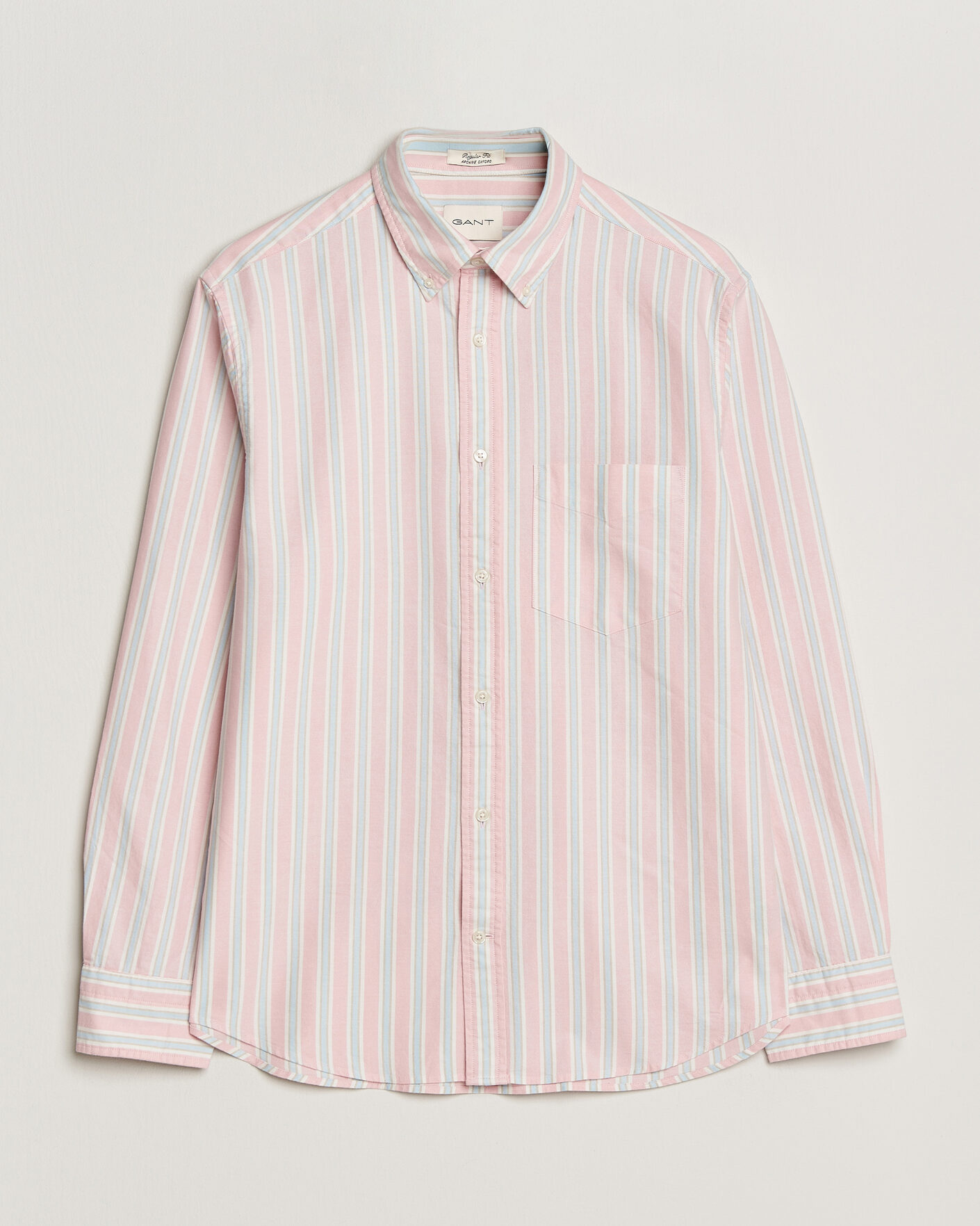 Uomini | Camicie | GANT | Regluar Fit Archive Oxford Shirt Washed Pink