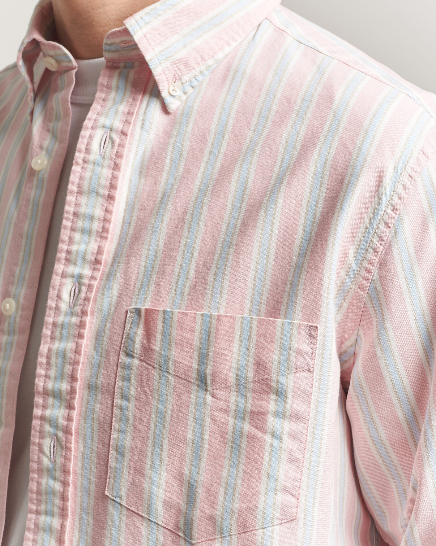 Uomini | Camicie | GANT | Regluar Fit Archive Oxford Shirt Washed Pink
