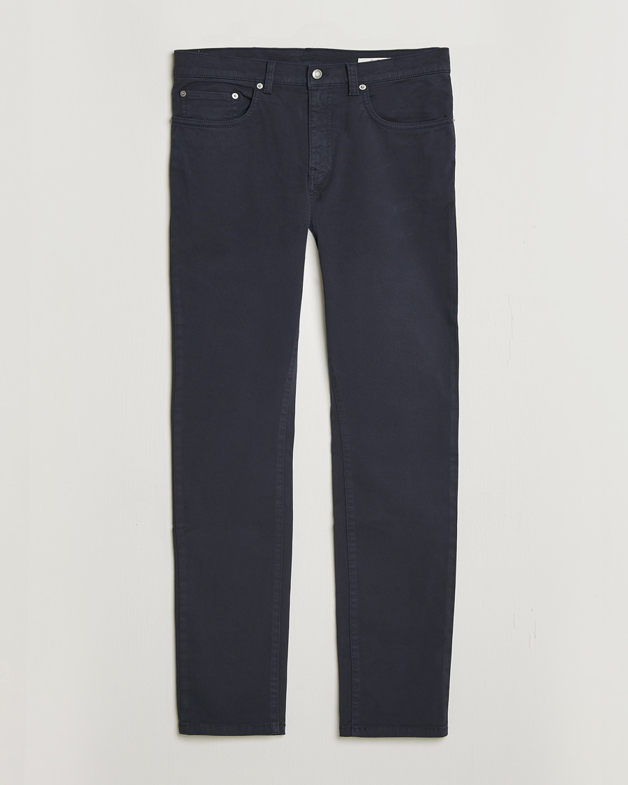 Uomini | Pantaloni | GANT | Slim Fit Desert 5-Pocket Pants Evening Blue