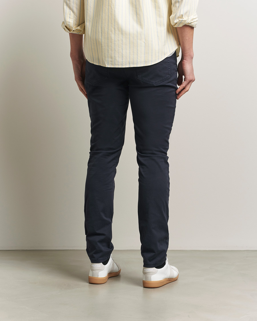 Uomini | Pantaloni | GANT | Slim Fit Desert 5-Pocket Pants Evening Blue