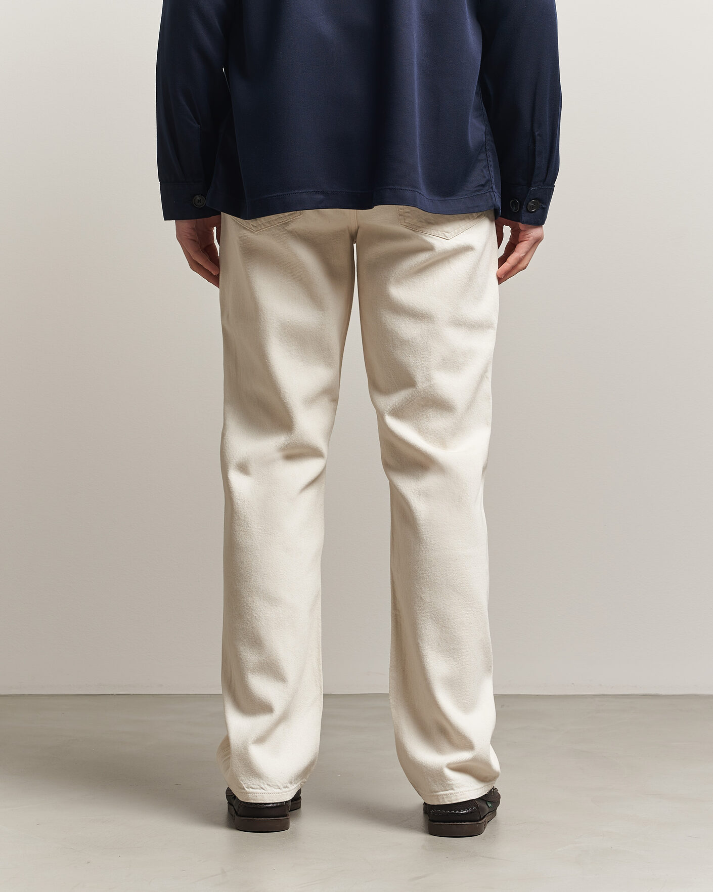 Uomini | Jeans | Gant | Straight Fit Jeans Ecru