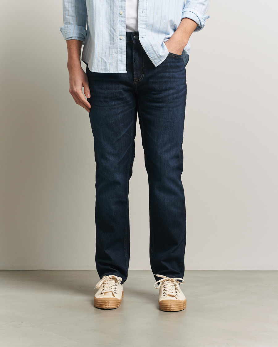 Uomini | Jeans | GANT | Regular Fit Jeans Dark Blue Broken In