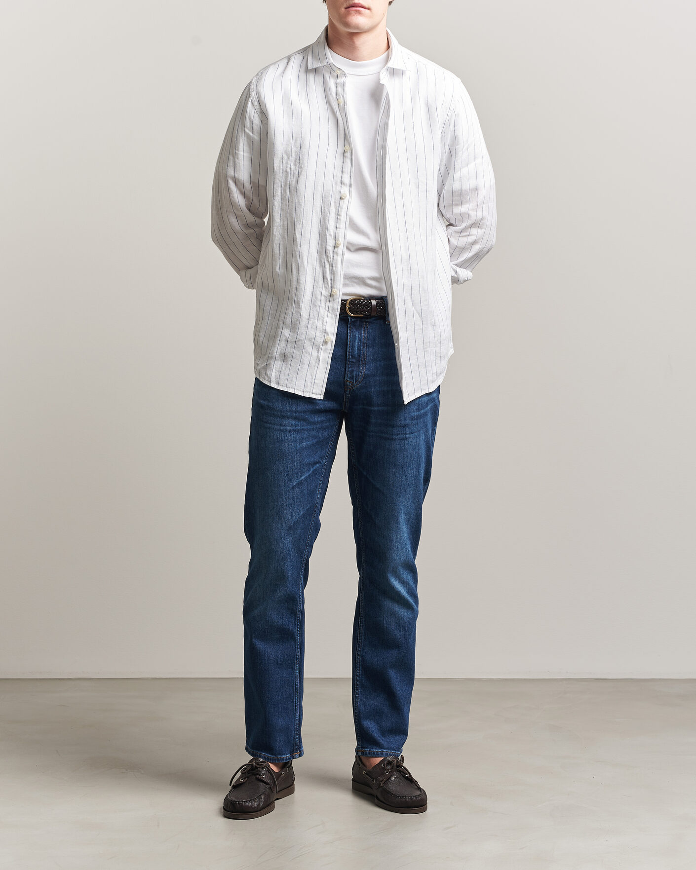 Uomini | Pantaloni | Gant | Regular Fit Jeans Mid Blue Worn In