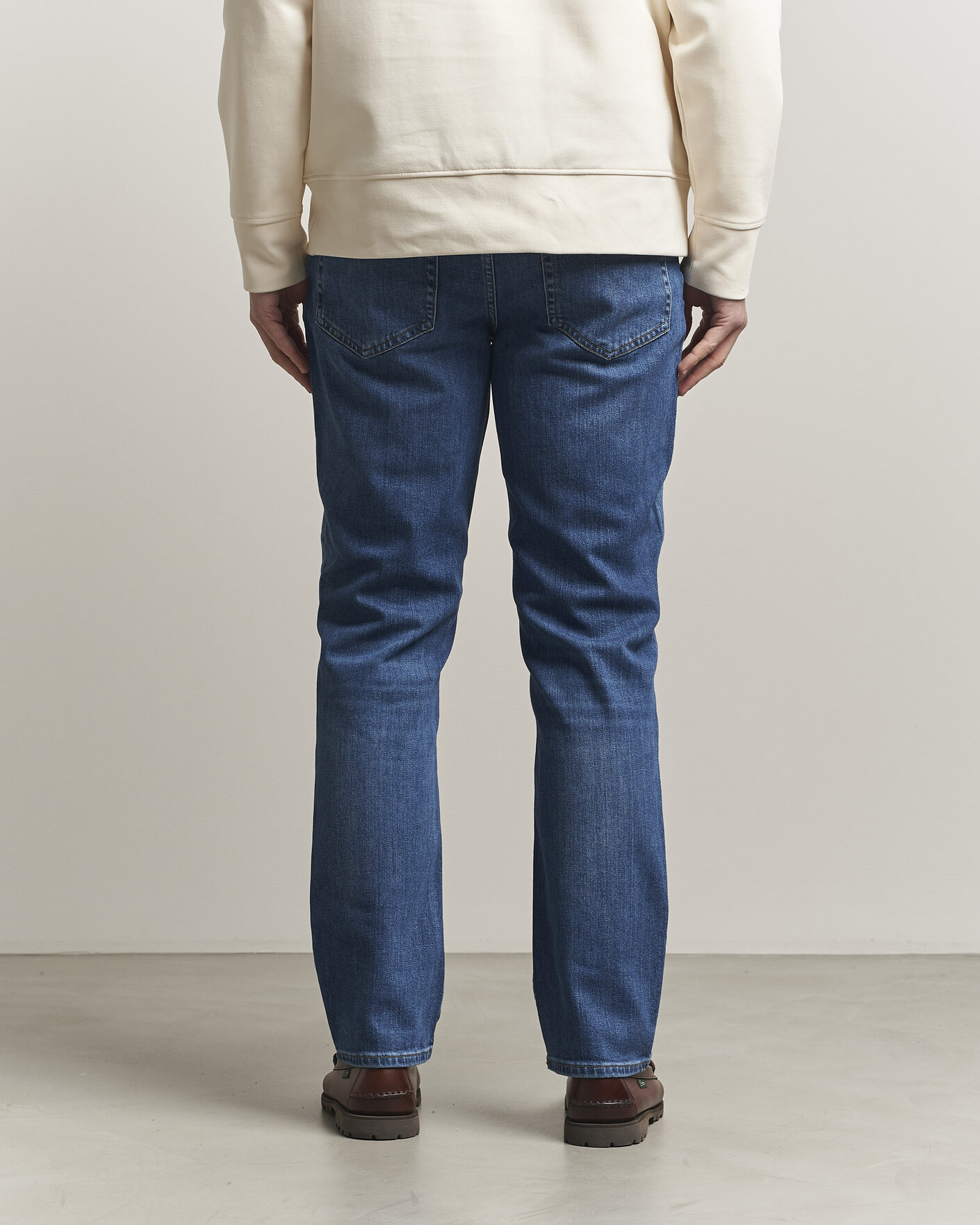 Uomini | Jeans | Gant | Regular Fit Jeans Mid Blue Broken In
