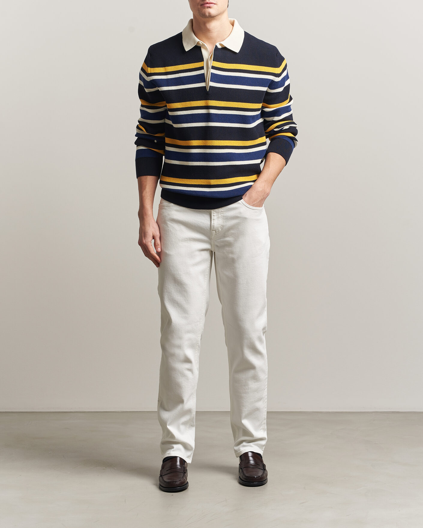 Uomini | Pantaloni | Gant | Regular Fit Jeans Eggshell