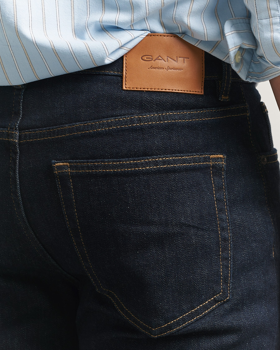 Uomini | Pantaloni | Gant | Regular Fit Jeans Dark Blue