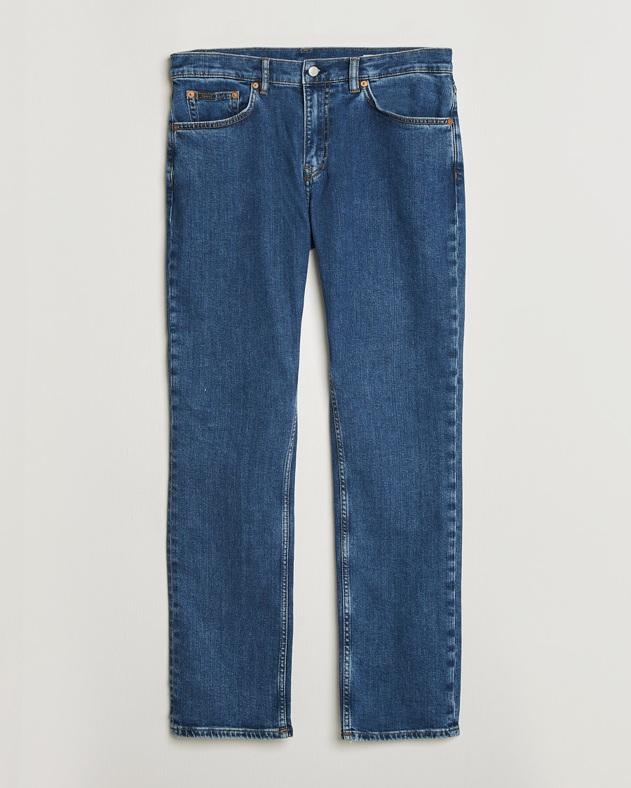Uomini | Pantaloni | Gant | Regular Fit Jeans Mid Blue Vintage