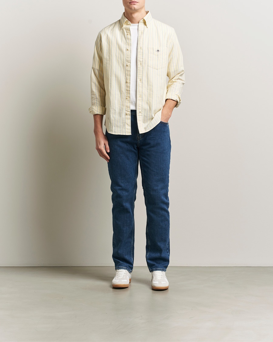 Uomini | Pantaloni | Gant | Regular Fit Jeans Mid Blue Vintage