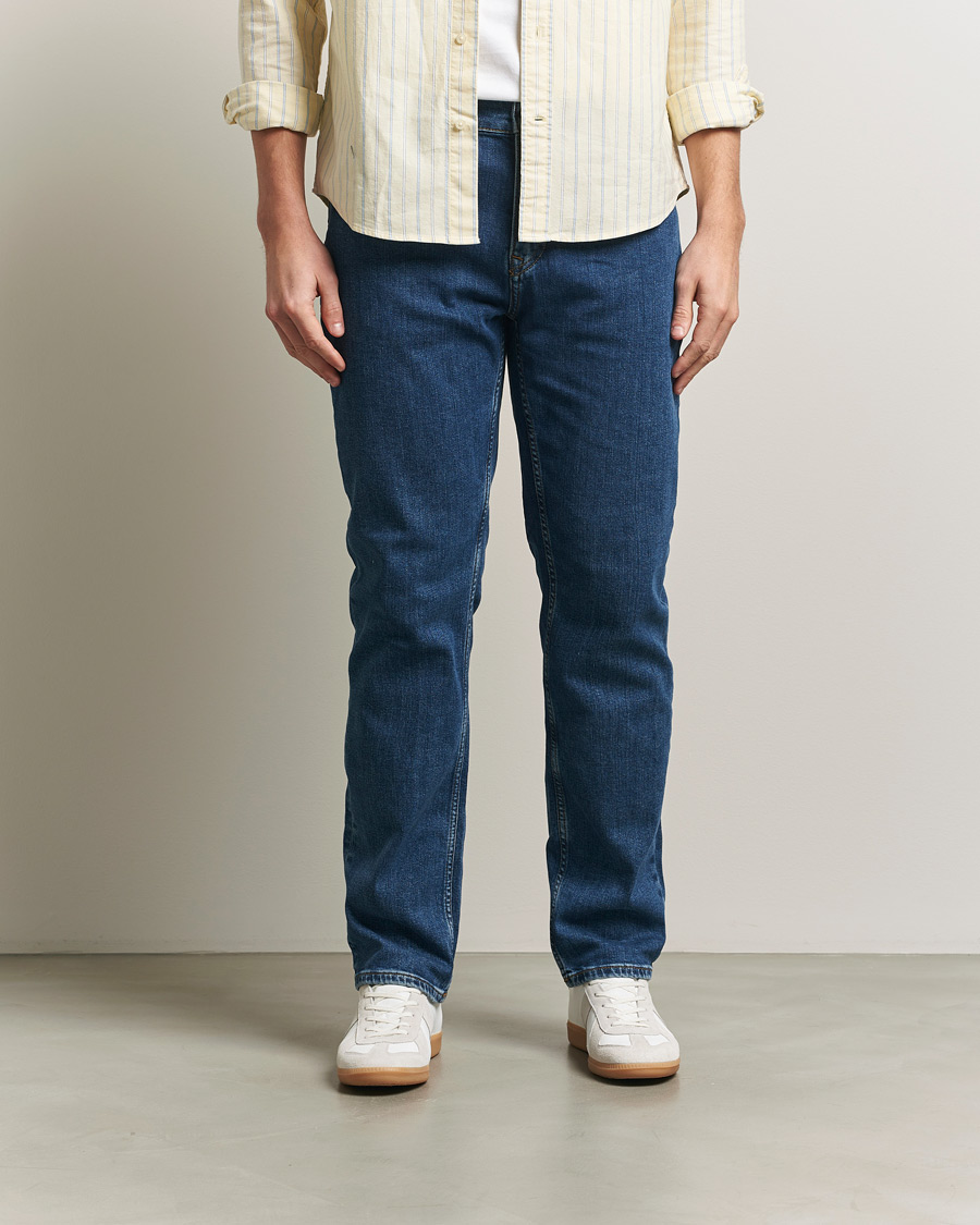 Uomini | Pantaloni | Gant | Regular Fit Jeans Mid Blue Vintage