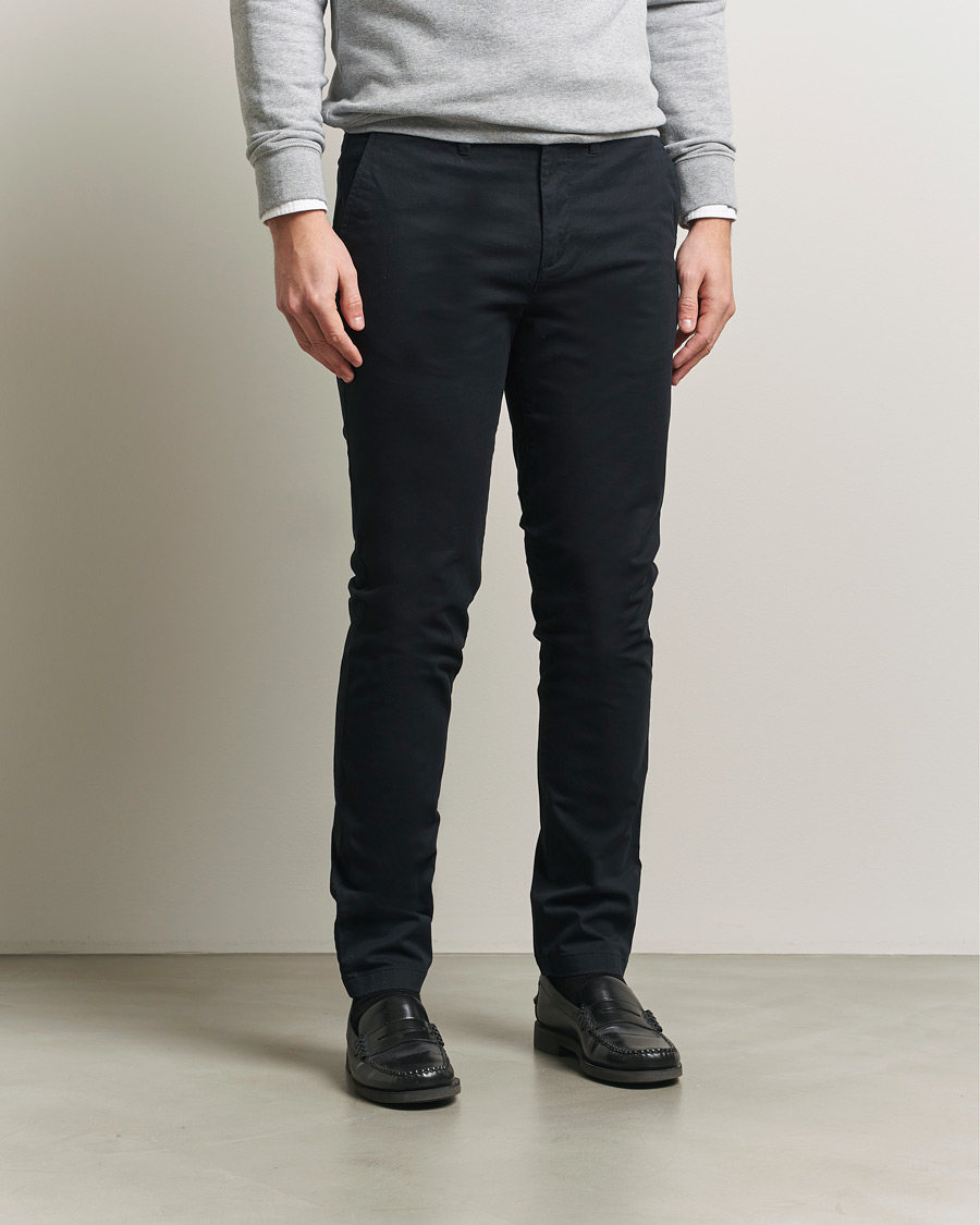 Uomini | Pantaloni | Gant | Slim Fit Chinos Black