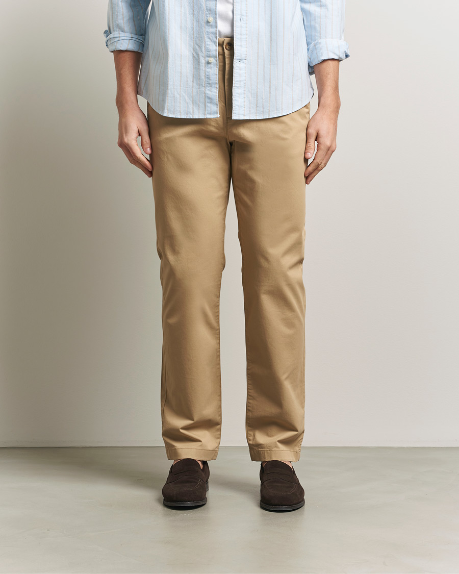 Uomini | Pantaloni | GANT | Regular Fit Chinos Dark Khaki