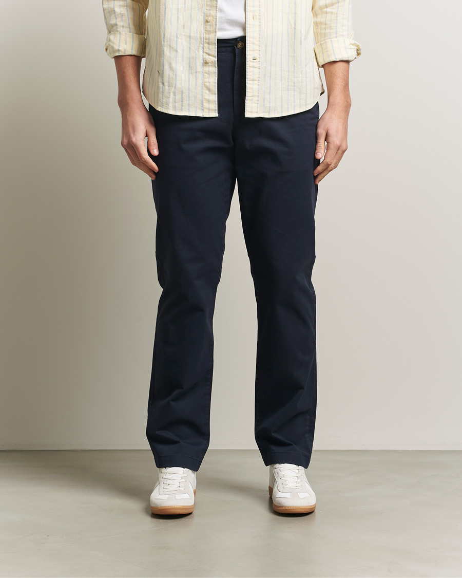 Uomini | Pantaloni | Gant | Regular Fit Chinos Evening Blue