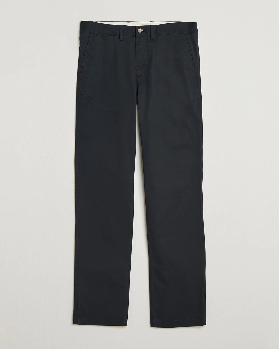 Uomini | Pantaloni | GANT | Regular Fit Chinos Black