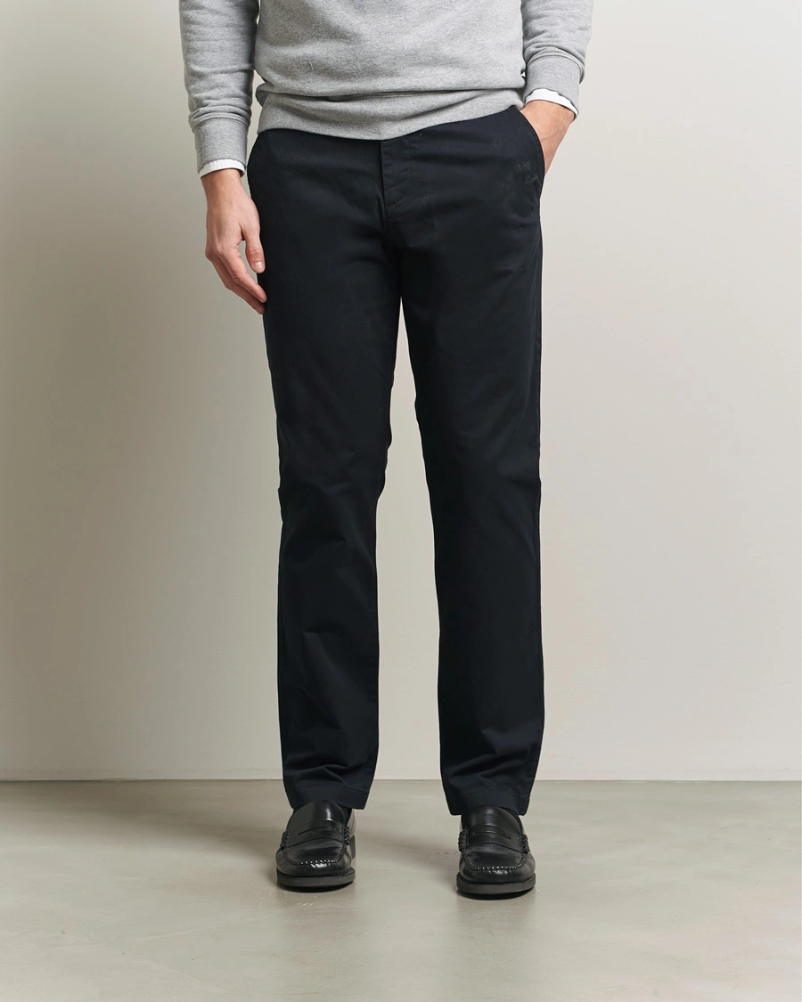 Uomini | Pantaloni | GANT | Regular Fit Chinos Black