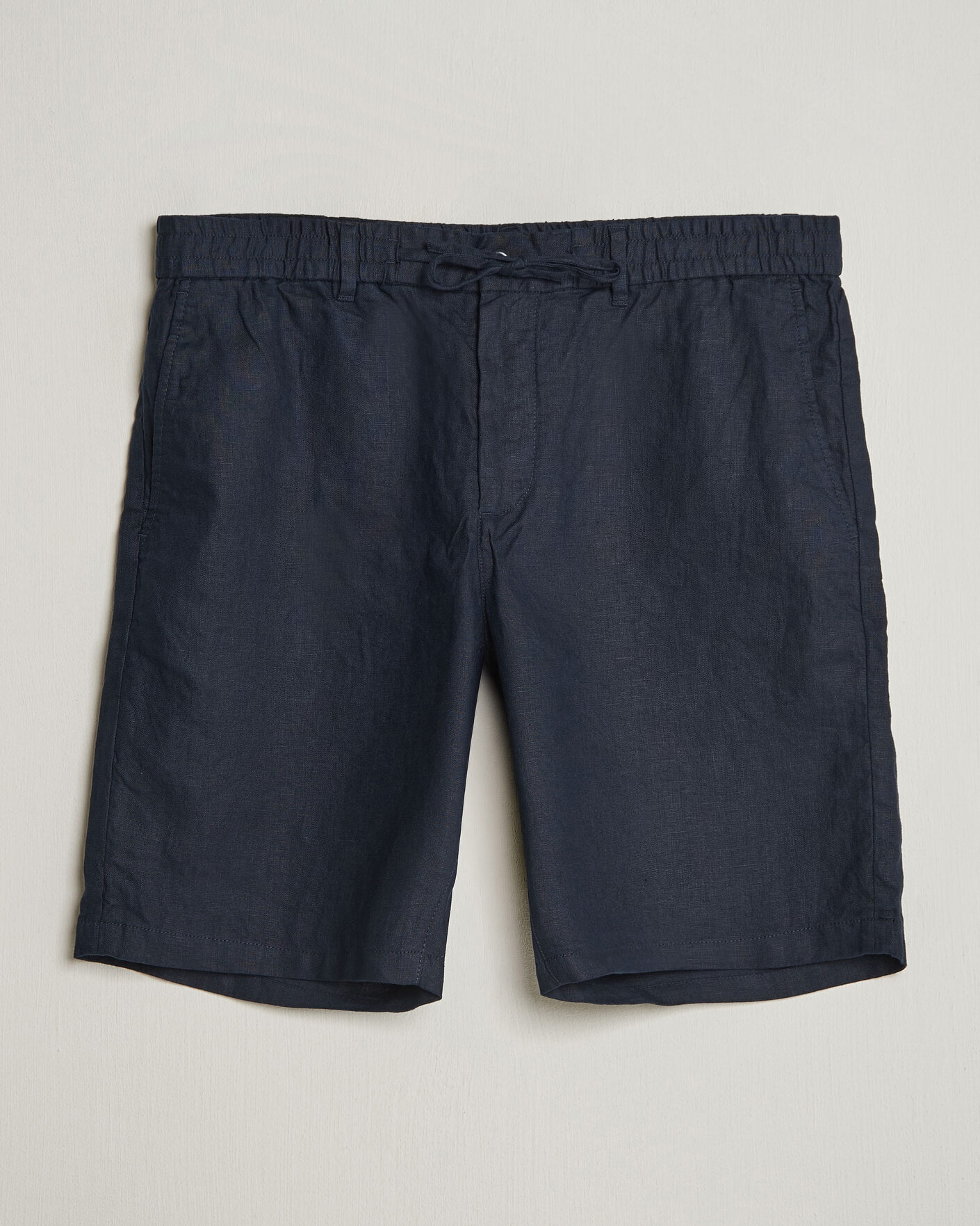 Uomini | Pantaloncini | GANT | Regular Fit Linen Drawstring Shorts Evening Blue