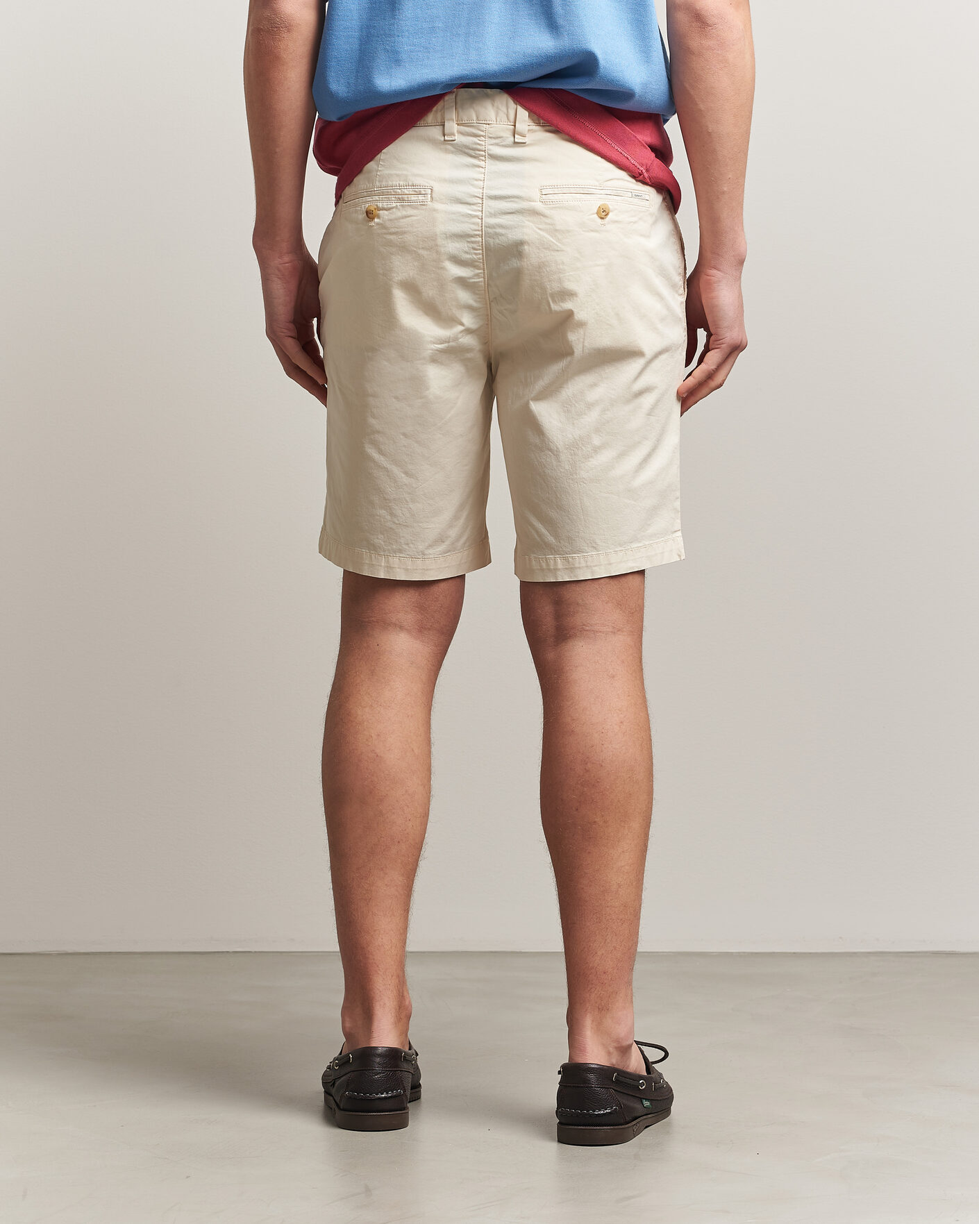 Uomini | Pantaloncini | Gant | Regular Sunfaded Shorts Cream