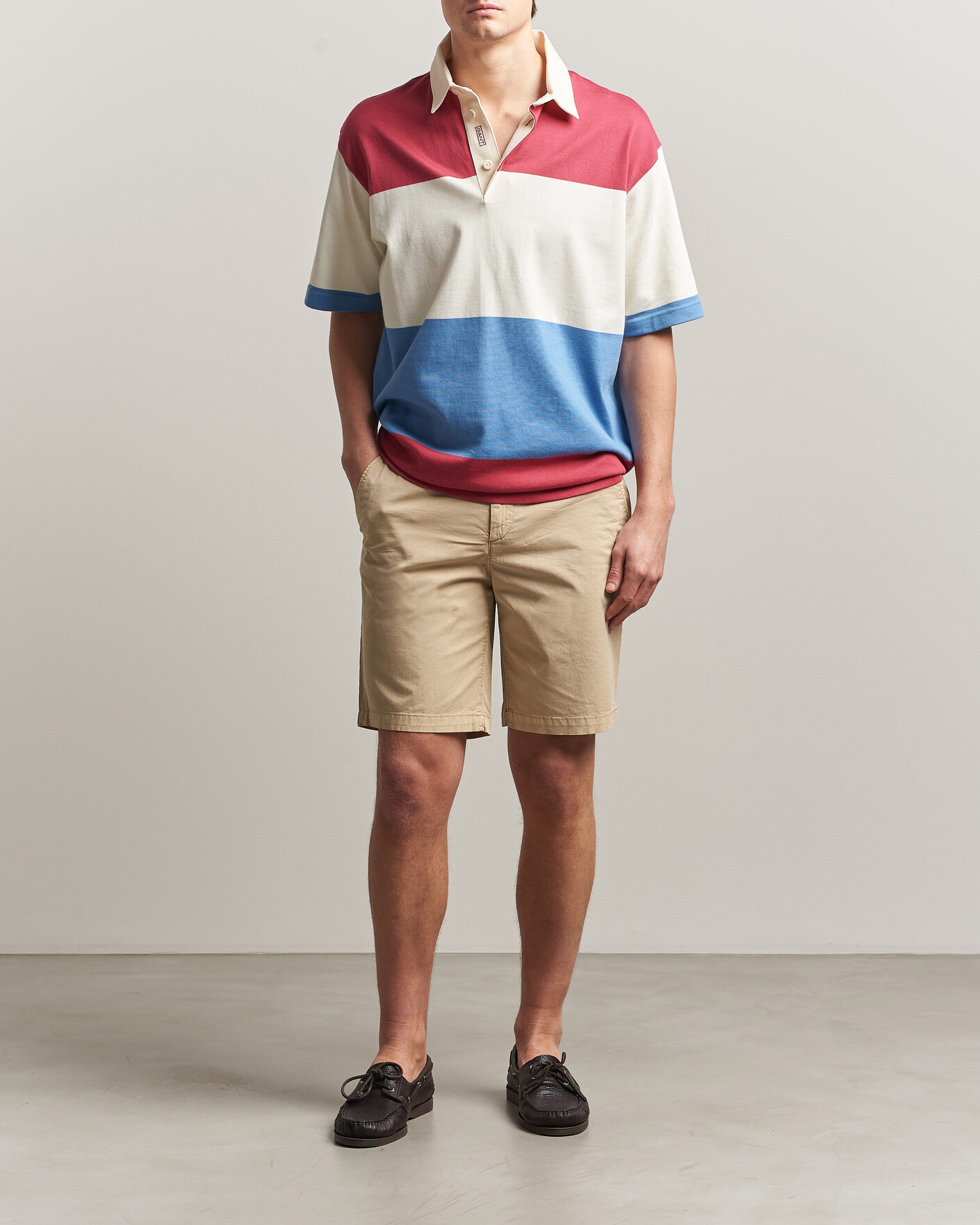 Uomini | Pantaloncini | GANT | Regular Sunfaded Shorts Oat Beige