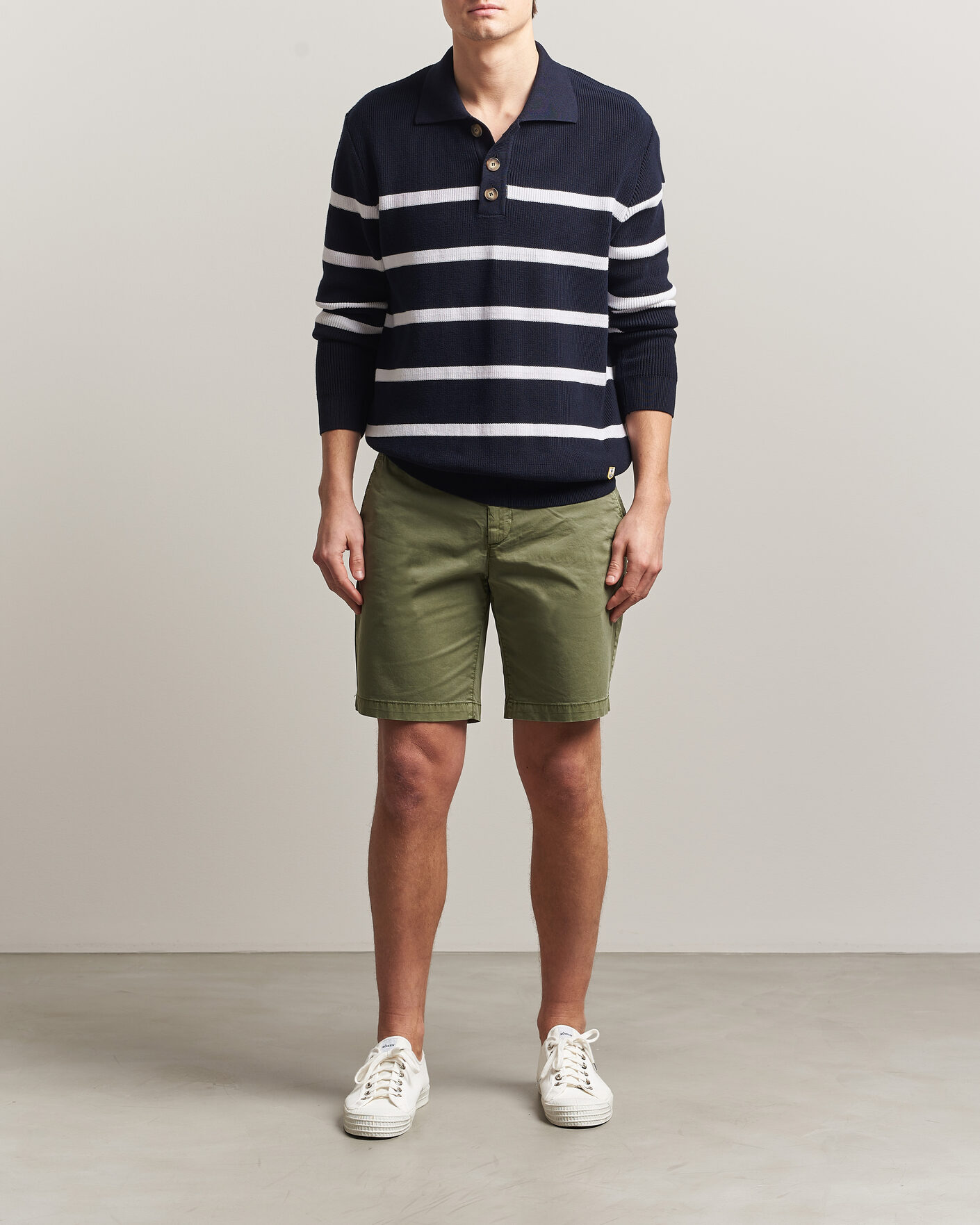 Uomini | Pantaloncini | GANT | Regular Sunfaded Shorts Dry Herb Green