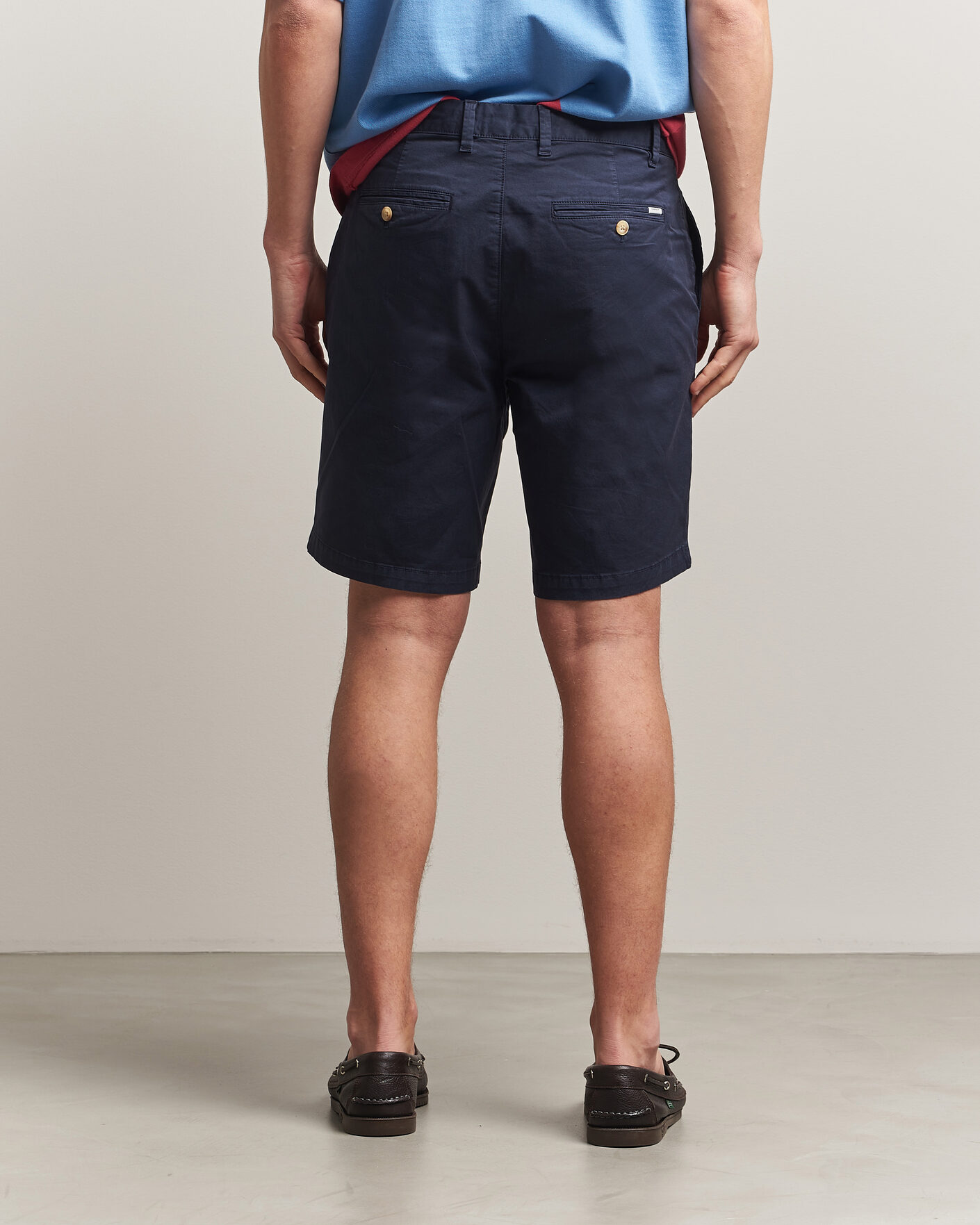 Uomini | Pantaloncini | GANT | Regular Sunfaded Shorts Evening Blue