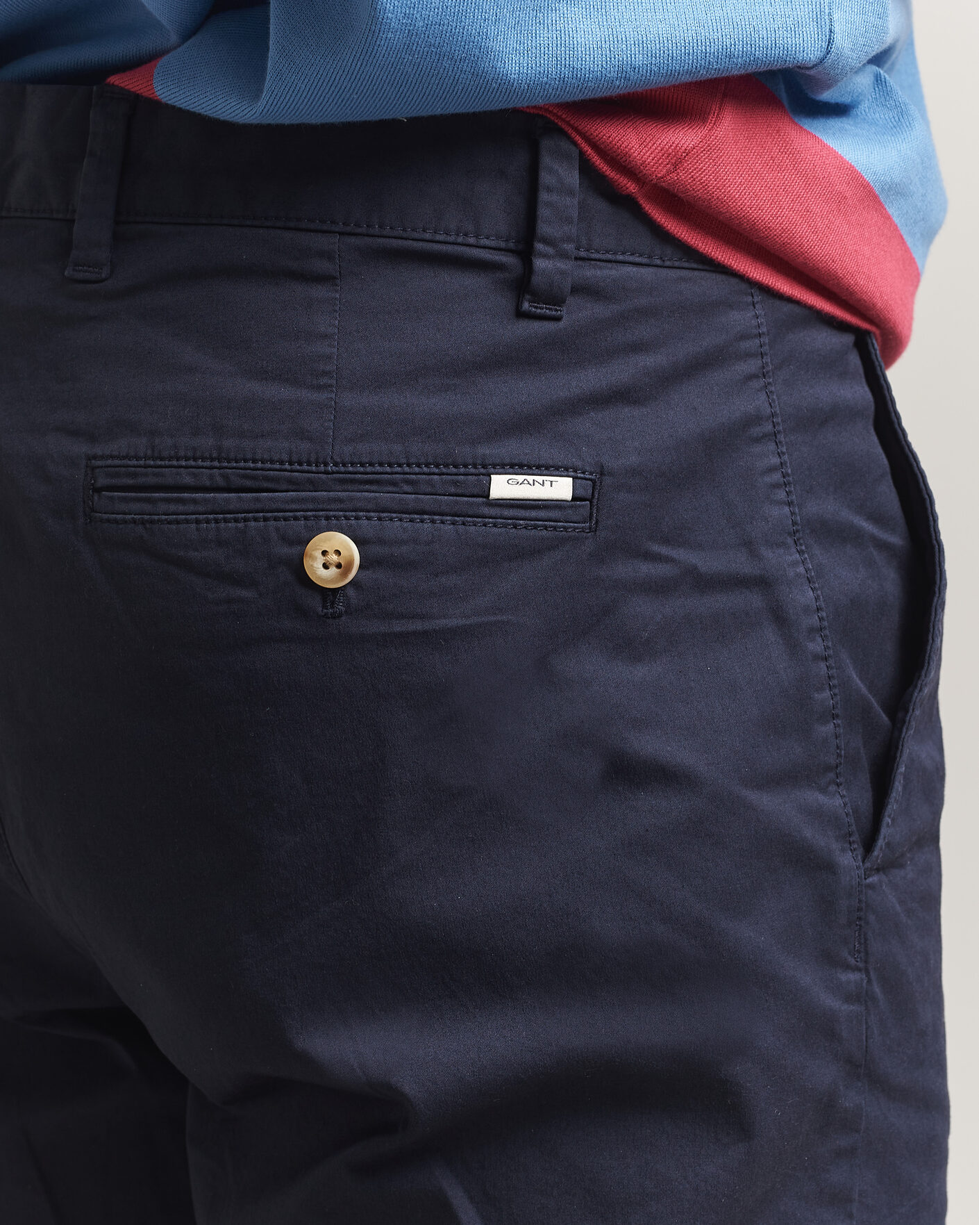Uomini | Pantaloncini | GANT | Regular Sunfaded Shorts Evening Blue