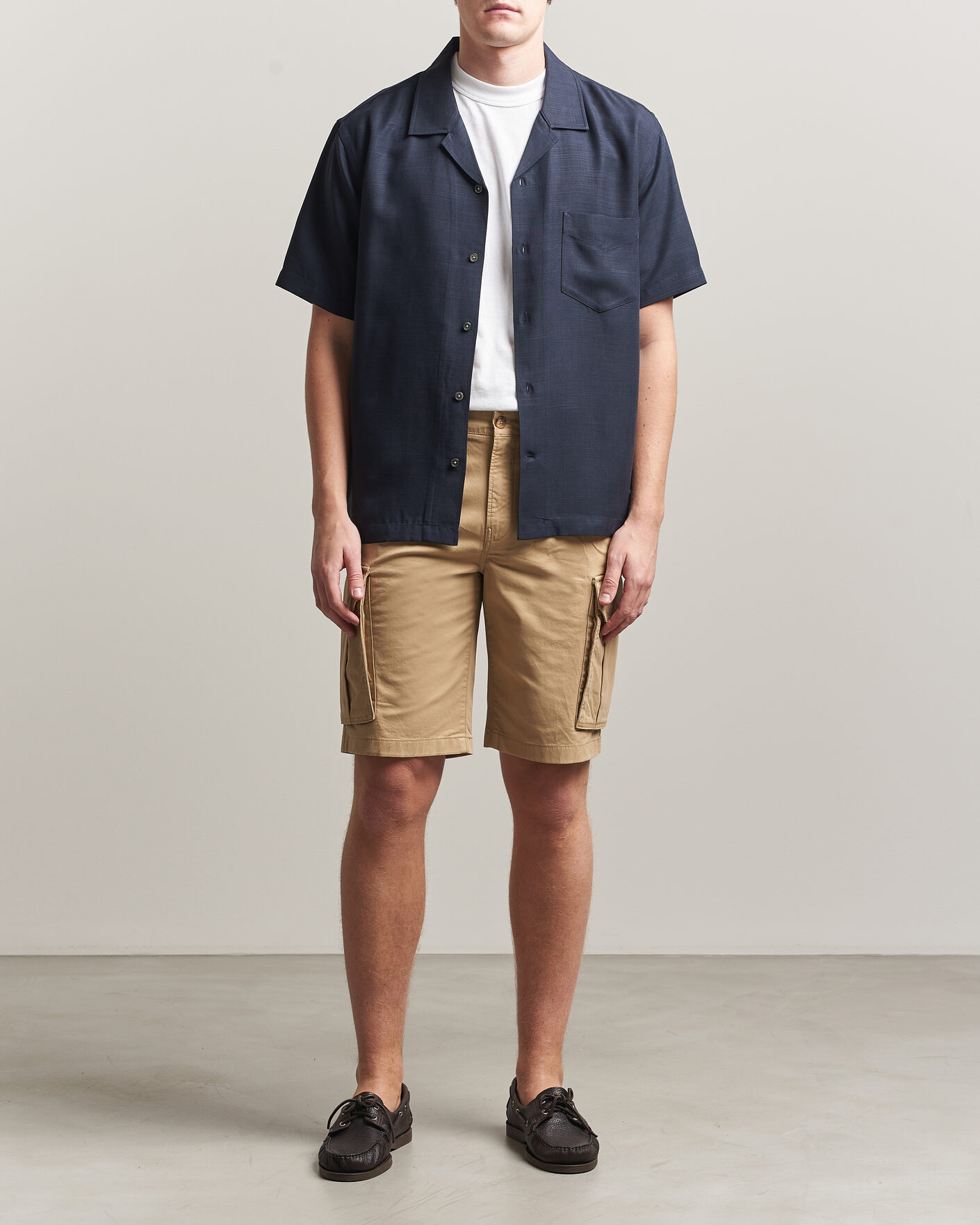Uomini | Pantaloncini | GANT | Regular Fit Classic Cargo Shorts Dark Khaki