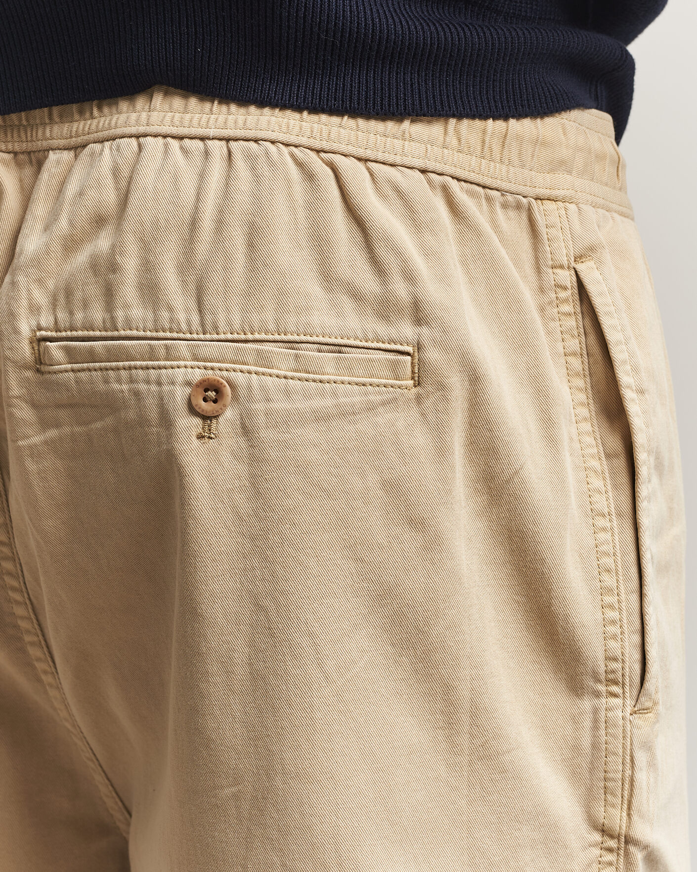 Uomini | Pantaloncini | GANT | Regular Fit Sunfaded Drawstring Oat Beige