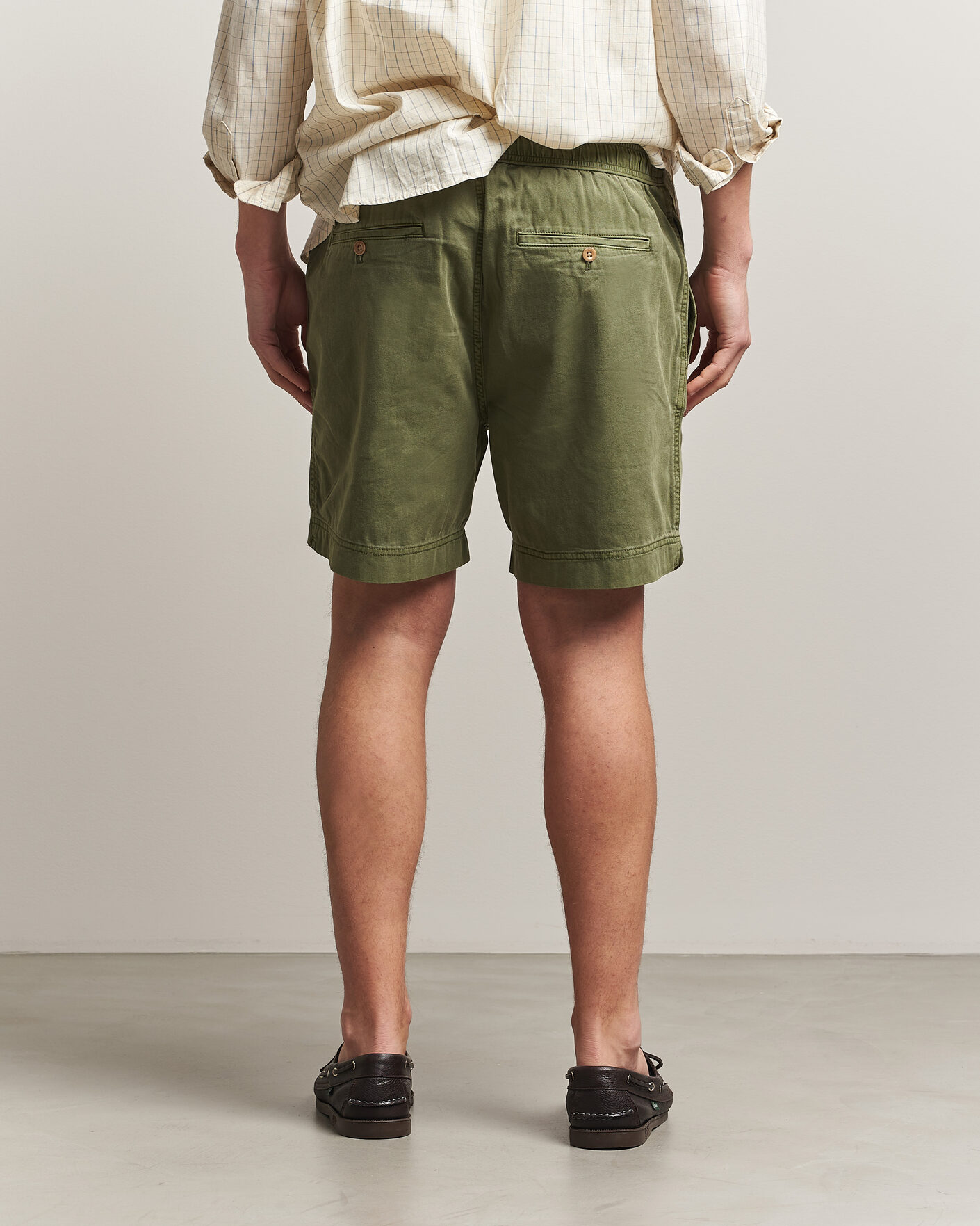 Uomini | Pantaloncini | Gant | Regular Fit Sunfaded Drawstring Dry Herb Green