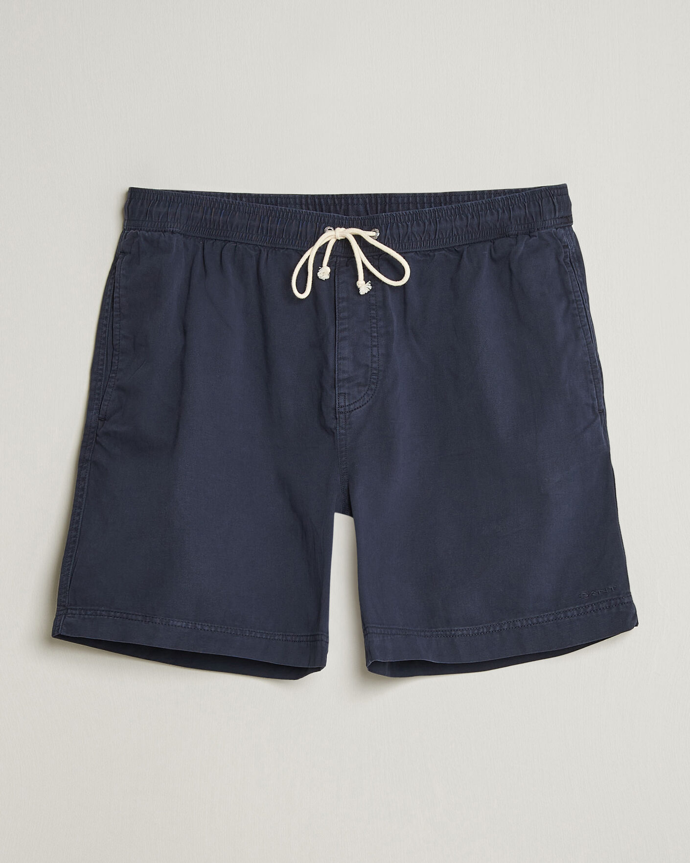 Uomini | Pantaloncini | GANT | Regular Fit Sunfaded Drawstring Evening Blue