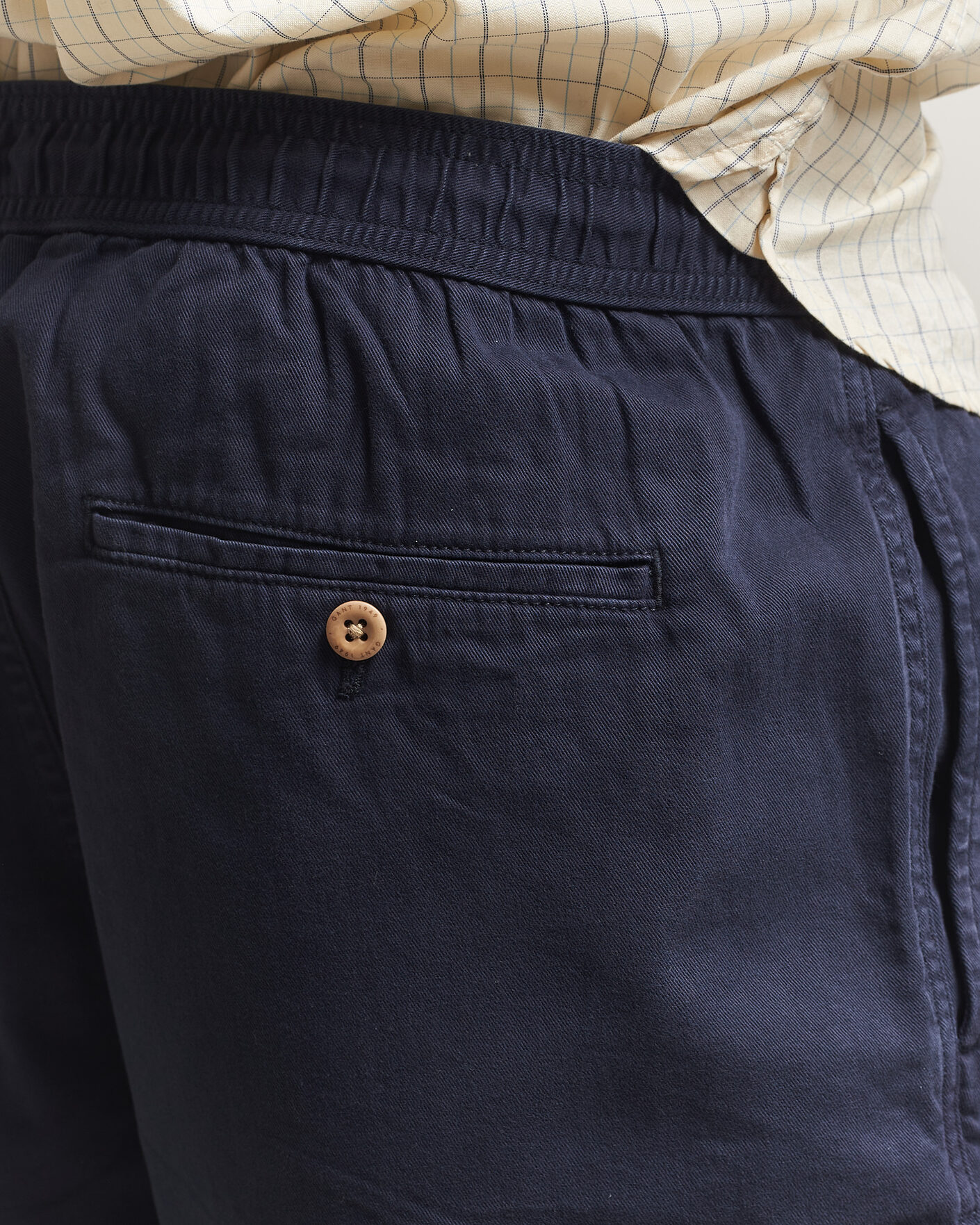 Uomini | Pantaloncini | Gant | Regular Fit Sunfaded Drawstring Evening Blue