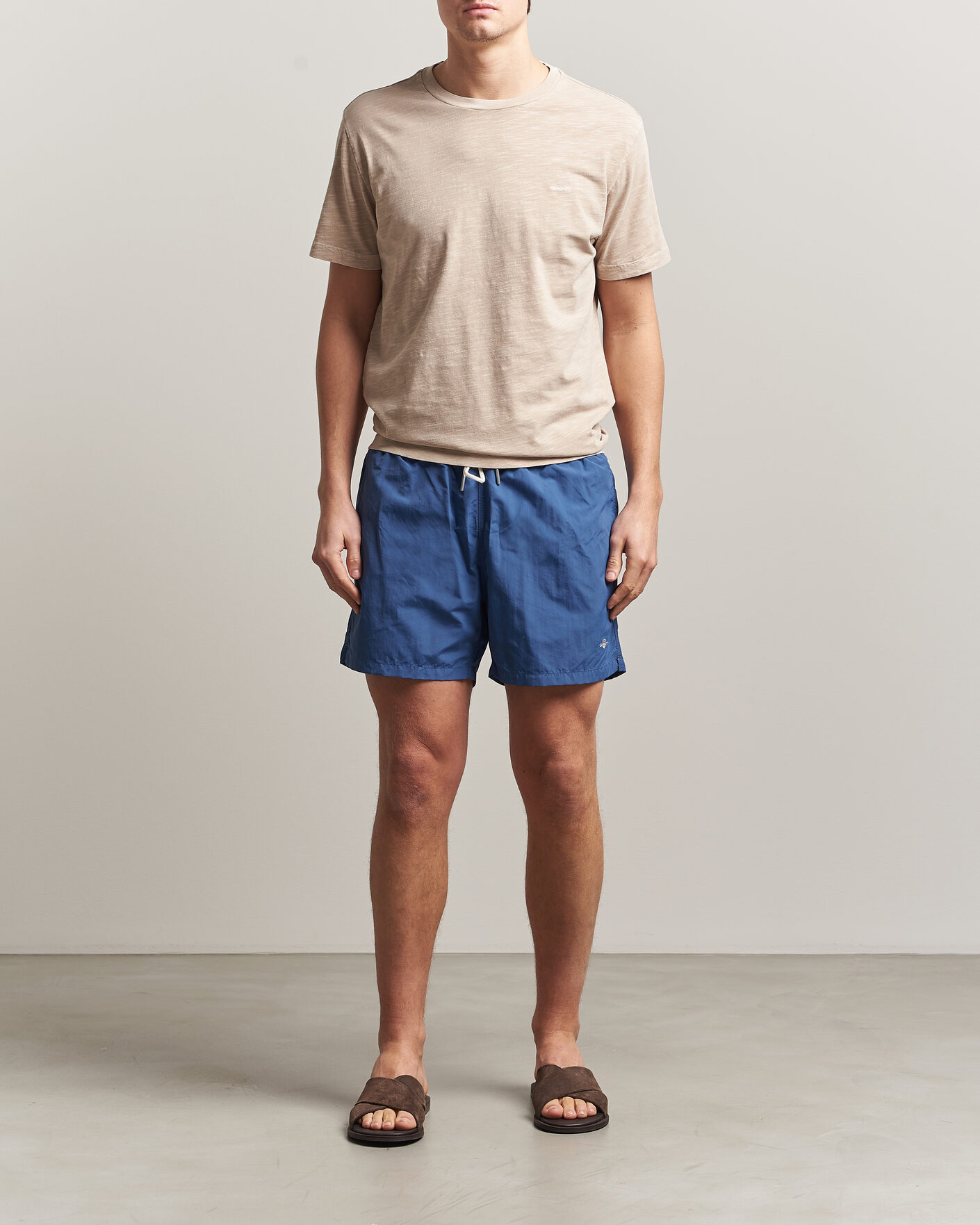 Uomini | Costumi da bagno | GANT | Basic Swimshorts Vintage Blue