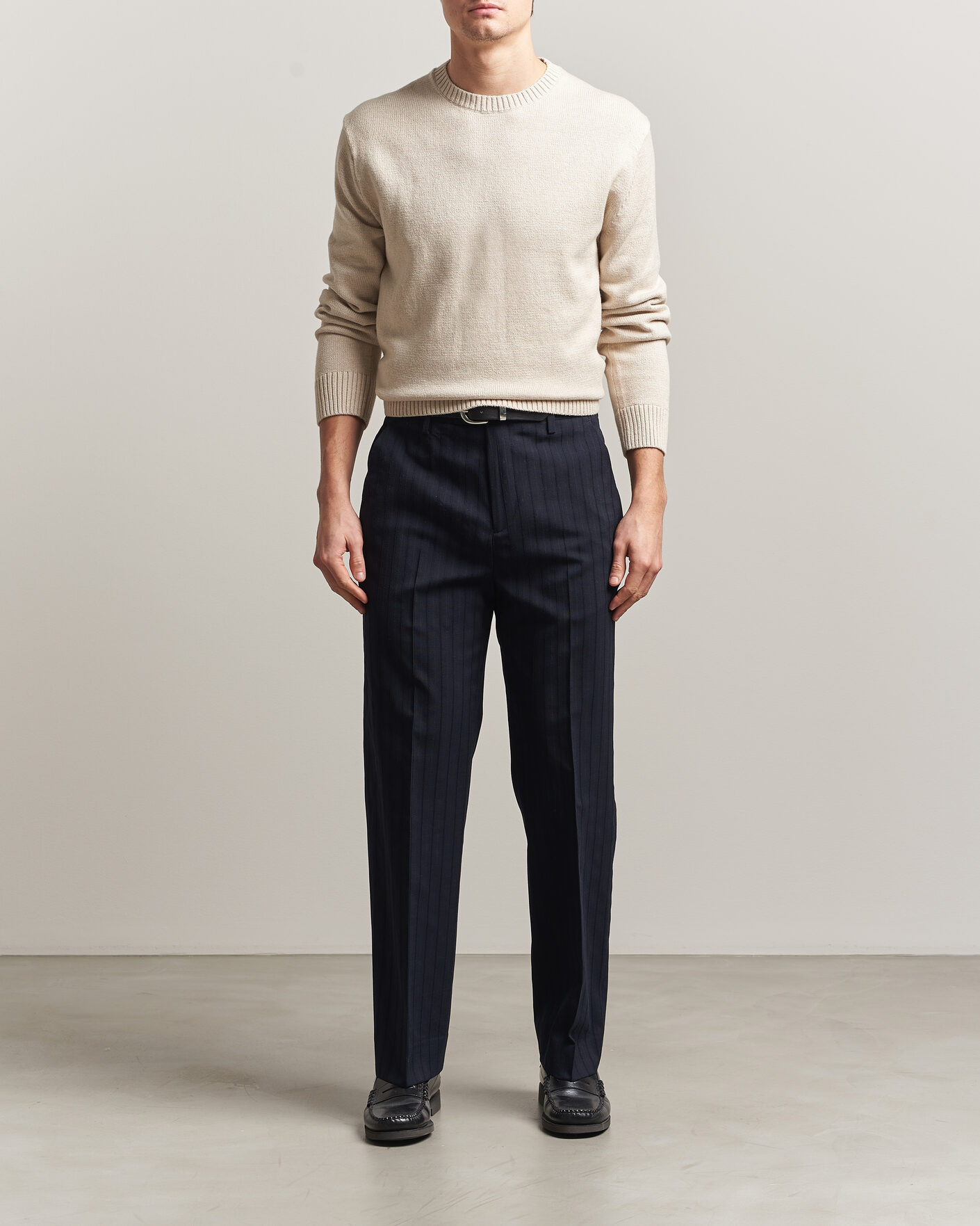 Uomini | Maglieria | Gant | Cotton/Cashmere Knitted Sweater Seed Melange