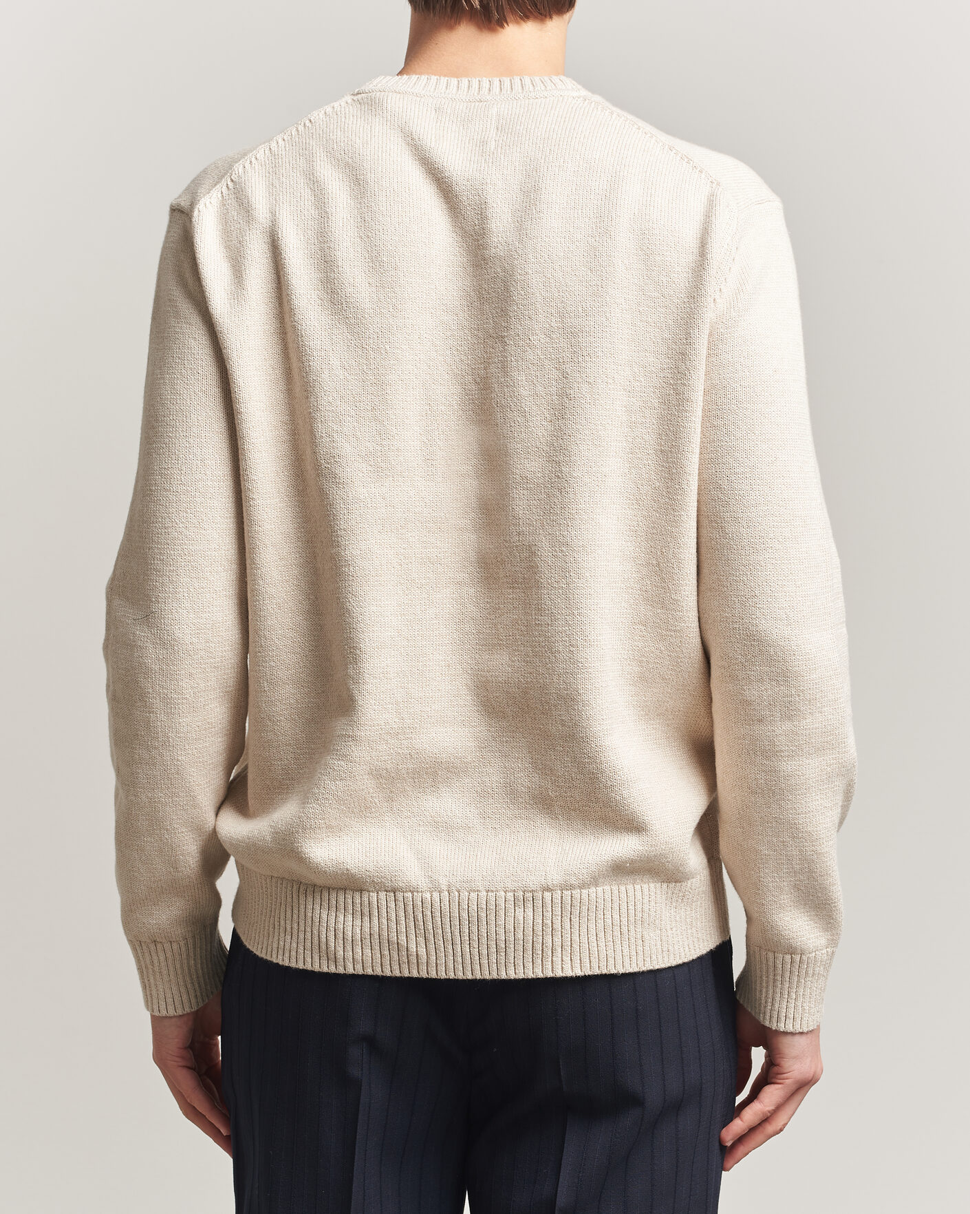 Uomini | Maglieria | Gant | Cotton/Cashmere Knitted Sweater Seed Melange