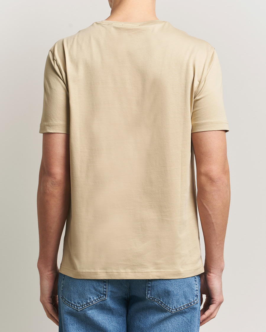 Uomini | T-shirt | Gant | The Original T-Shirt Oat Beige