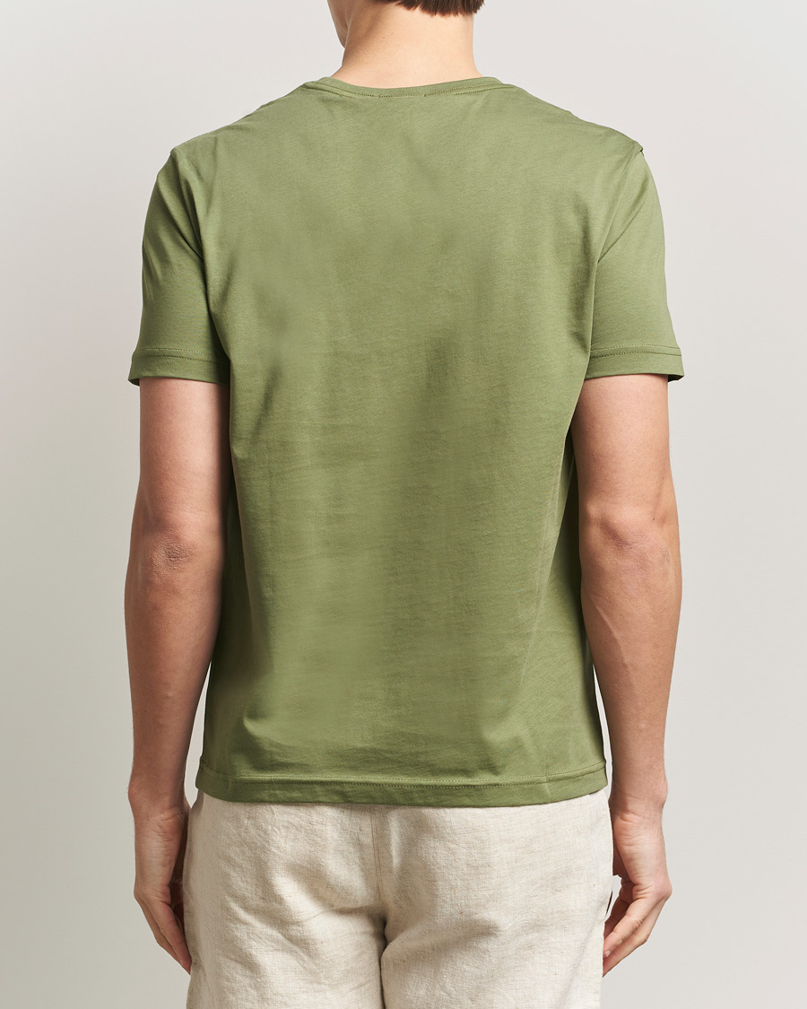 Uomini | T-shirt | Gant | The Original T-Shirt Dry Herb Green